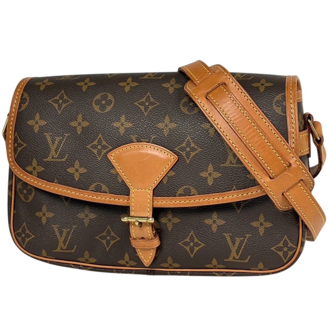 Louis Vuitton Sologne Crossbody Shoulder Bag, Monogram Brown, M42250, Women's: --- Catalog ---Category: SizeSize (HxWxD): 17cm x 27cm x 9cm / 6.69'' x 10.62'' x 3.54''Category: DesignType: Shoulder bagColor: BrownGender: WomenMaterial: Monogram Category: GeneralBrand: Louis Vuit
