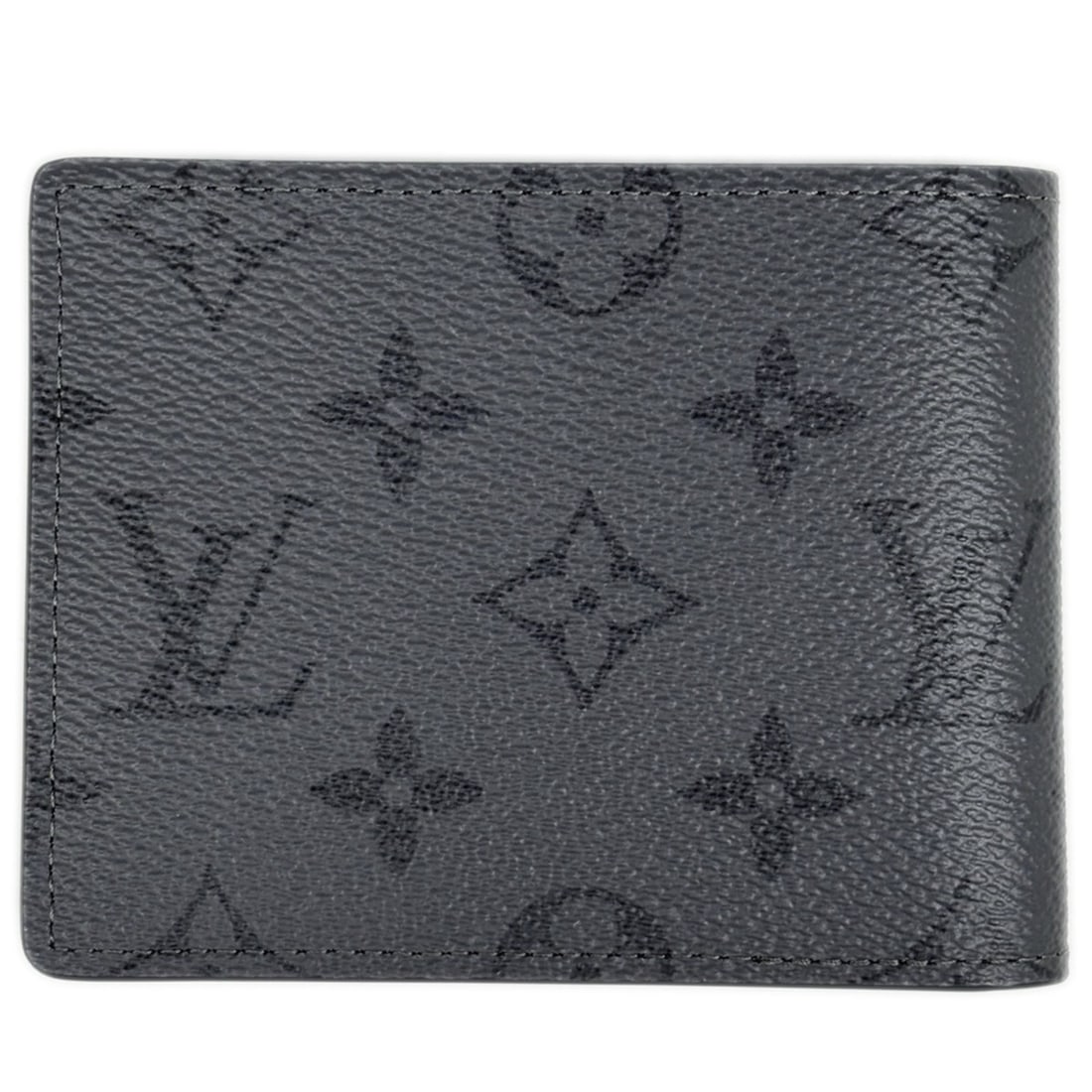 Louis Vuitton Portefeuille Slender Bi-fold Wallet, Monogram Eclipse, Grey, M80906, Men's: --- Catalog ---Category: SizeSize (HxWxD): 8.5cm x 11cm x 1.5cm / 3.34'' x 4.33'' x 0.59''Category: DesignType: Wallet (bi-fold)Color: GrayGender: MenMaterial: Monogram Eclipse , Monogram Reverse Cate