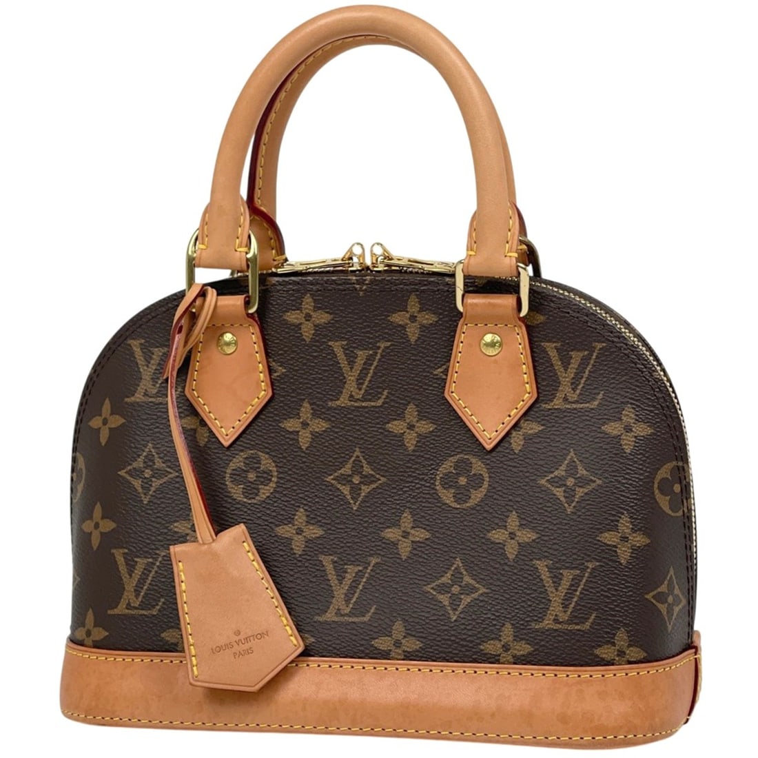 Louis Vuitton Alma BB Shoulder Bag, 2-Way Handbag, Monogram Brown, M53152, Women's: --- Catalog ---Category: SizeSize (HxWxD): 17cm x 23.5cm x 11.5cm / 6.69'' x 9.25'' x 4.52''Category: DesignType: Handbag, Shoulder bagColor: BrownGender: WomenMaterial: Monogram Category: GeneralBran