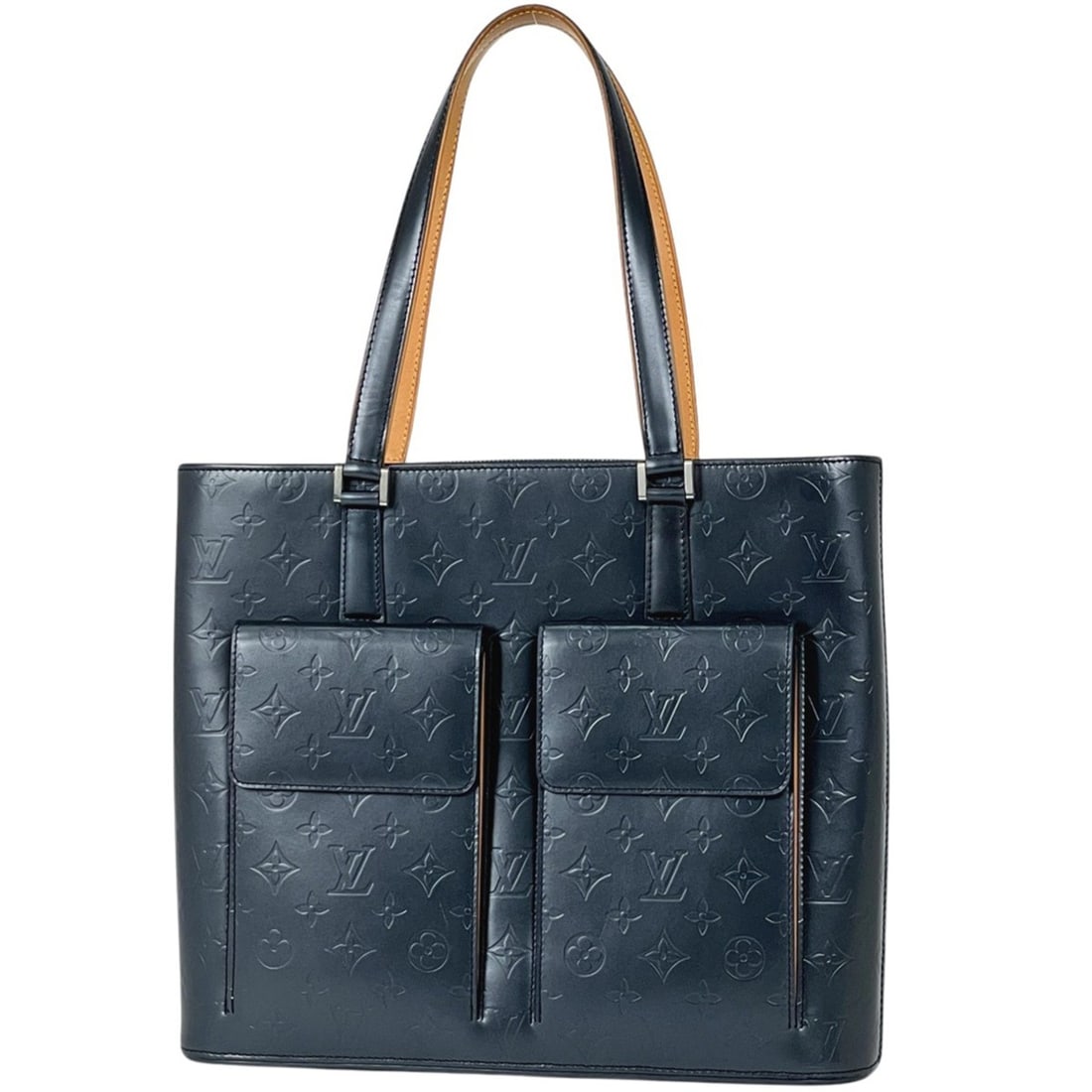 Louis Vuitton Wilwood Shoulder Bag/Tote Bag, Monogram Matte Blue, M55105, Women's: --- Catalog ---Category: SizeSize (HxWxD): 30cm x 35cm x 10cm / 11.81'' x 13.77'' x 3.93''Category: DesignType: Shoulder bag, Tote bagColor: BlueGender: WomenMaterial: Monogram Mat Category: GeneralBr