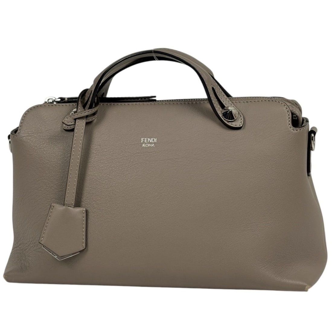 Fendi By The Way Medium 2-Way Shoulder Bag/Handbag, Leather, Beige, 8BL124, Women's: --- Catalog ---Category: SizeSize (HxWxD): 17cm x 27cm x 12cm / 6.69'' x 10.62'' x 4.72''Category: DesignType: Handbag, Shoulder bagColor: BeigeGender: WomenMaterial: Leather Category: GeneralBrand: F
