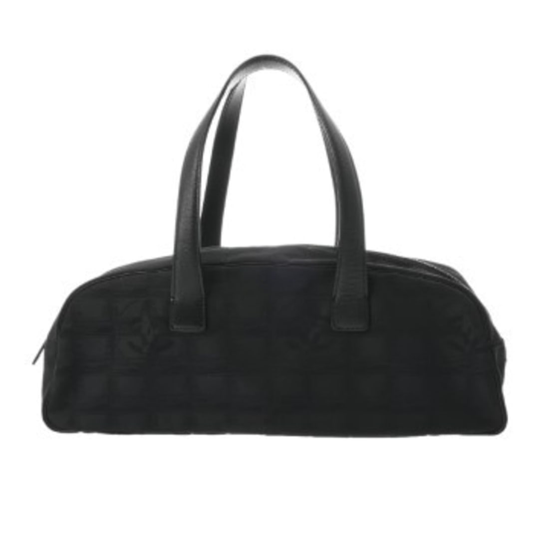 CHANEL New Travel Line Mini Boston Bag, Black, Women's Nylon Handbag, AB Rank, Used, Ginzo: --- Catalog ---Category: SizeSize (HxWxD): 13cm x 34.5cm x 11cm / 5.11'' x 13.58'' x 4.33''Category: DesignType: Boston bag, HandbagColor: BlackGender: WomenMaterial: Nylon Category: GeneralBrand: Cha