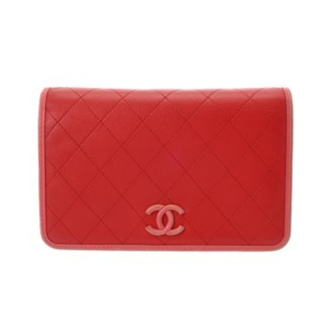 CHANEL Matelassé Wallet/Chain Wallet, Red, Women's Leather Shoulder Bag, B Rank, Used, Ginzo: --- Catalog ---Category: SizeSize (HxWxD): 12.5cm x 19cm x 5cm / 4.92'' x 7.48'' x 1.96''Category: DesignType: Shoulder bagColor: Red colorGender: WomenMaterial: Leather Category: GeneralBrand: Chanel