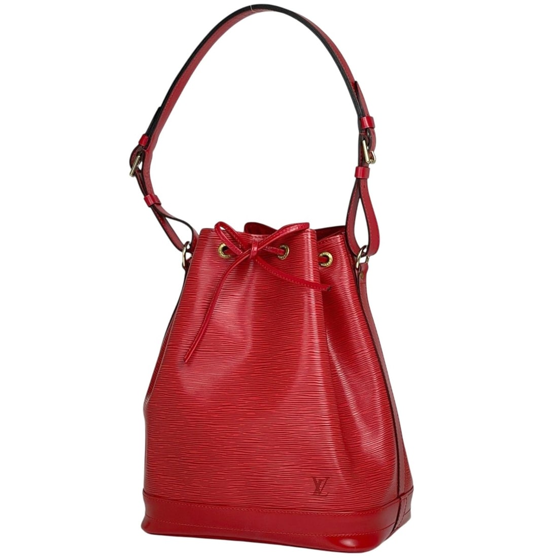 Louis Vuitton Noe drawstring shoulder bag, Epi leather, Castilian Red, M44007, women's.: --- Catalog ---Category: SizeSize (HxWxD): 33.5cm x 27cm x 19cm / 13.18'' x 10.62'' x 7.48''Category: DesignType: Shoulder bagColor: Castilian redGender: WomenMaterial: Epi leather Category: GeneralBr