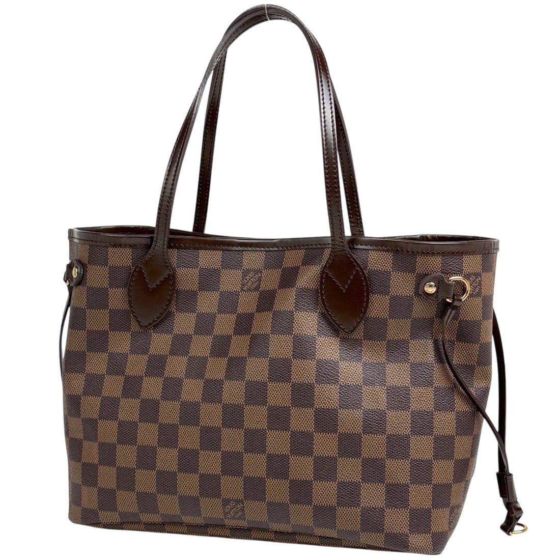 Louis Vuitton Neverfull PM Handbag Tote Bag Damier Brown N51109 Women's: --- Catalog ---Category: SizeSize (HxWxD): 22cm x 28cm x 12cm / 8.66'' x 11.02'' x 4.72''Category: DesignType: Handbag, Tote bagColor: BrownGender: WomenCategory: GeneralMPN: N51109Brand: Louis Vuitto