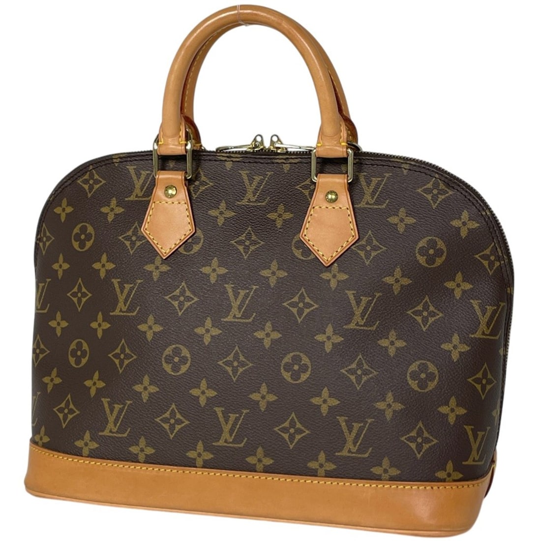 Louis Vuitton Alma handbag, Monogram, Brown, M51130, Women's: --- Catalog ---Category: SizeSize (HxWxD): 24cm x 31cm x 17cm / 9.44'' x 12.2'' x 6.69''Category: DesignType: HandbagColor: BrownGender: WomenMaterial: Monogram Category: GeneralMPN: M51130Brand: Loui