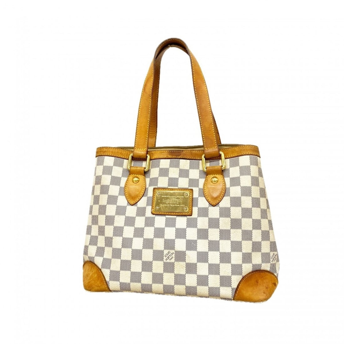 Louis Vuitton Damier Azur Hampstead PM Tote Bag N51207 White Women's: --- Catalog ---Category: SizeSize (HxWxD): 24cm x 28.5cm x 18cm / 9.44'' x 11.22'' x 7.08''Category: DesignType: Tote bagColor: WhiteGender: WomenCategory: GeneralMPN: N51207Brand: Louis Vuitton--- It