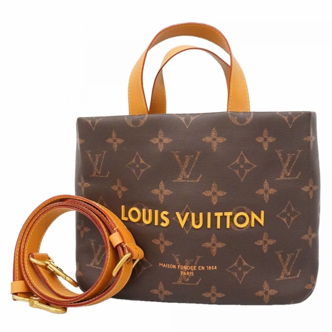 Louis Vuitton Monogram Shopper Tote MINI M27019 Brown 2-way bag for women: --- Catalog ---Category: SizeSize (HxWxD): 20cm x 26cm x 11cm / 7.87'' x 10.23'' x 4.33''Category: DesignType: HandbagColor: BrownGender: WomenCategory: GeneralMPN: M27019Brand: Louis Vuitton--- Item 