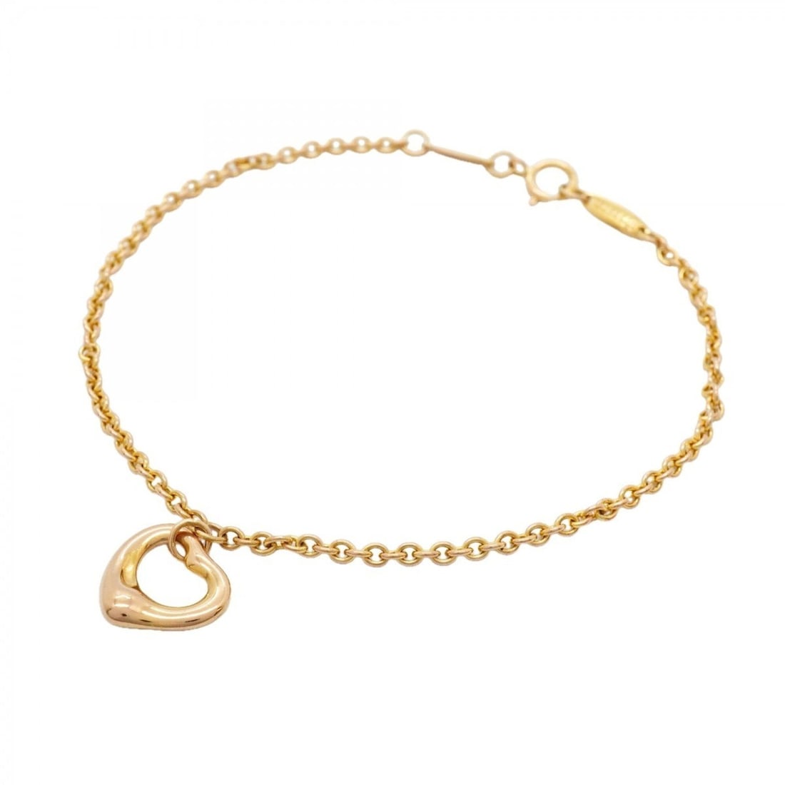 Tiffany & Co. Heart Bracelet, 18K Pink Gold, Women's: --- Catalog ---Category: SizeLength: 18cm / 7.08''Category: DesignType: Charm braceletGender: WomenMaterial: Pink gold (18K)Category: GeneralBrand: Tiffany--- Item List ---Section: ConditionRanking: R