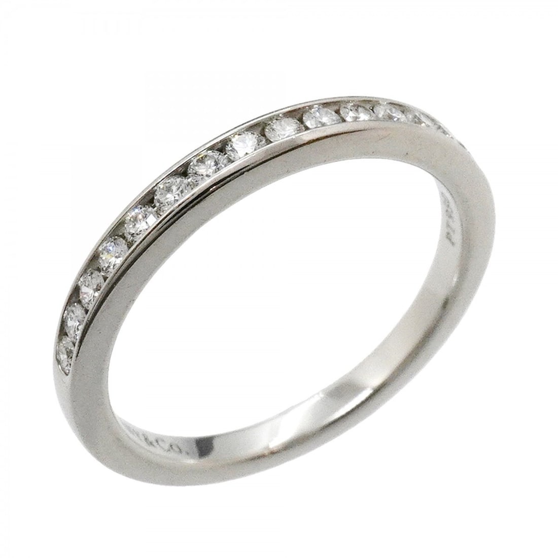 Tiffany & Co. Ring, Channel Setting, Pt950 Platinum, Diamond, Size 7.5, Women's, P3158109: --- Catalog ---Category: SizeJP Size: 7.5US Size: 4Category: DesignType: Band ringStone: DiamondGender: WomenMaterial: Platinum 950Category: GeneralBrand: Tiffany--- Item List ---Section: ConditionRan