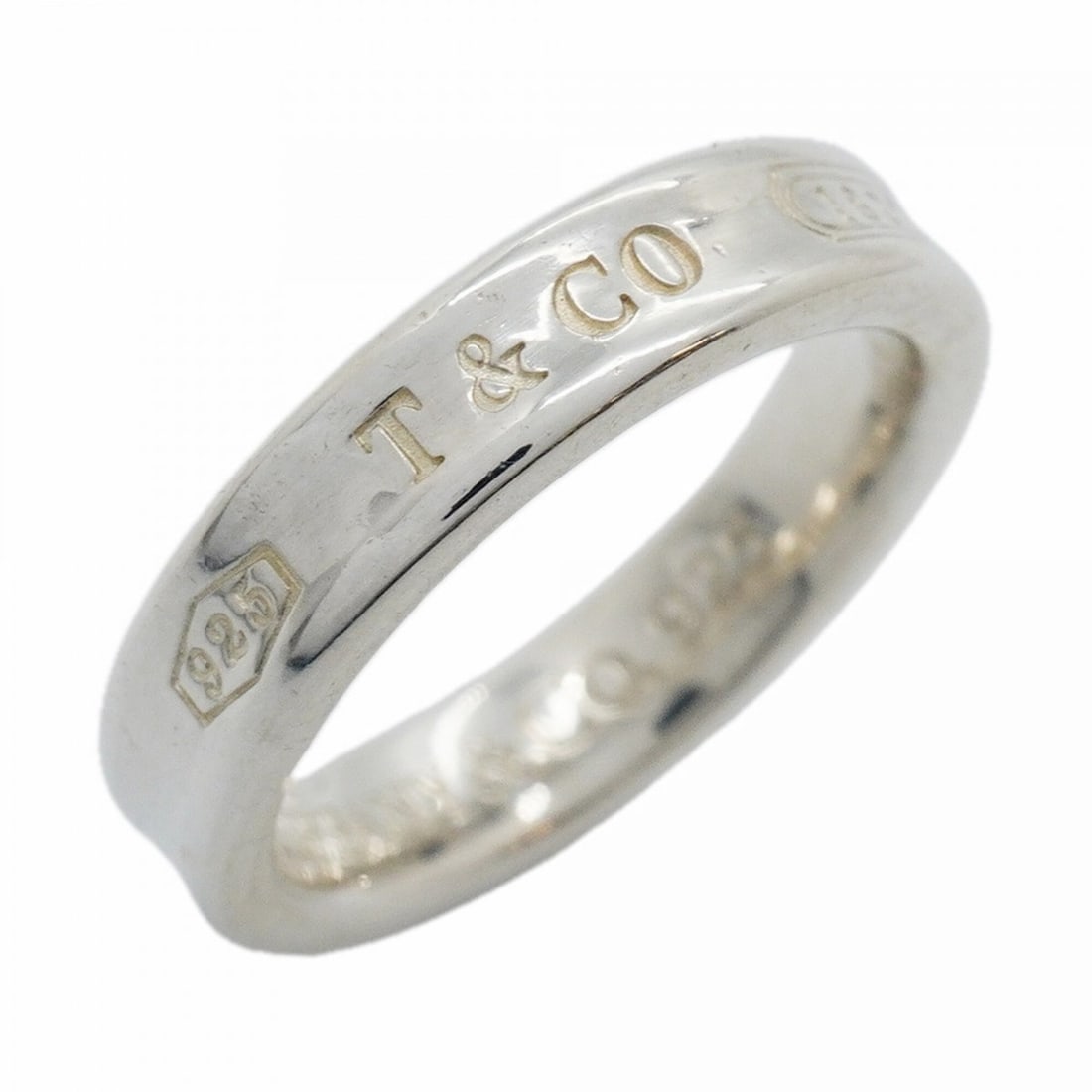 Tiffany & Co. Narrow Sterling Silver 925 Ring, Size 7.5, Women's, P3125173: --- Catalog ---Category: SizeJP Size: 7.5US Size: 4Category: DesignType: Band ringGender: WomenMaterial: Silver 925Category: GeneralBrand: Tiffany--- Item List ---Section: ConditionRanking: Rank AB Us