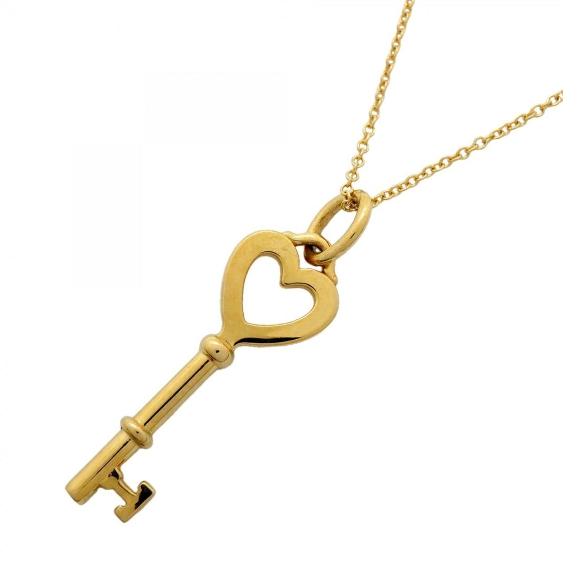 Tiffany & Co. Heart Key Necklace, 18K Yellow Gold, Women's, P3114048: --- Catalog ---Category: SizePendant Size: 32.7mm x 9.6mm / 1.28'' x 0.37''Neck Circumference: 50.5 cm / 19.88''Category: DesignGender: WomenMaterial: Yellow gold (18K)Necklace Type: NecklaceCategory: