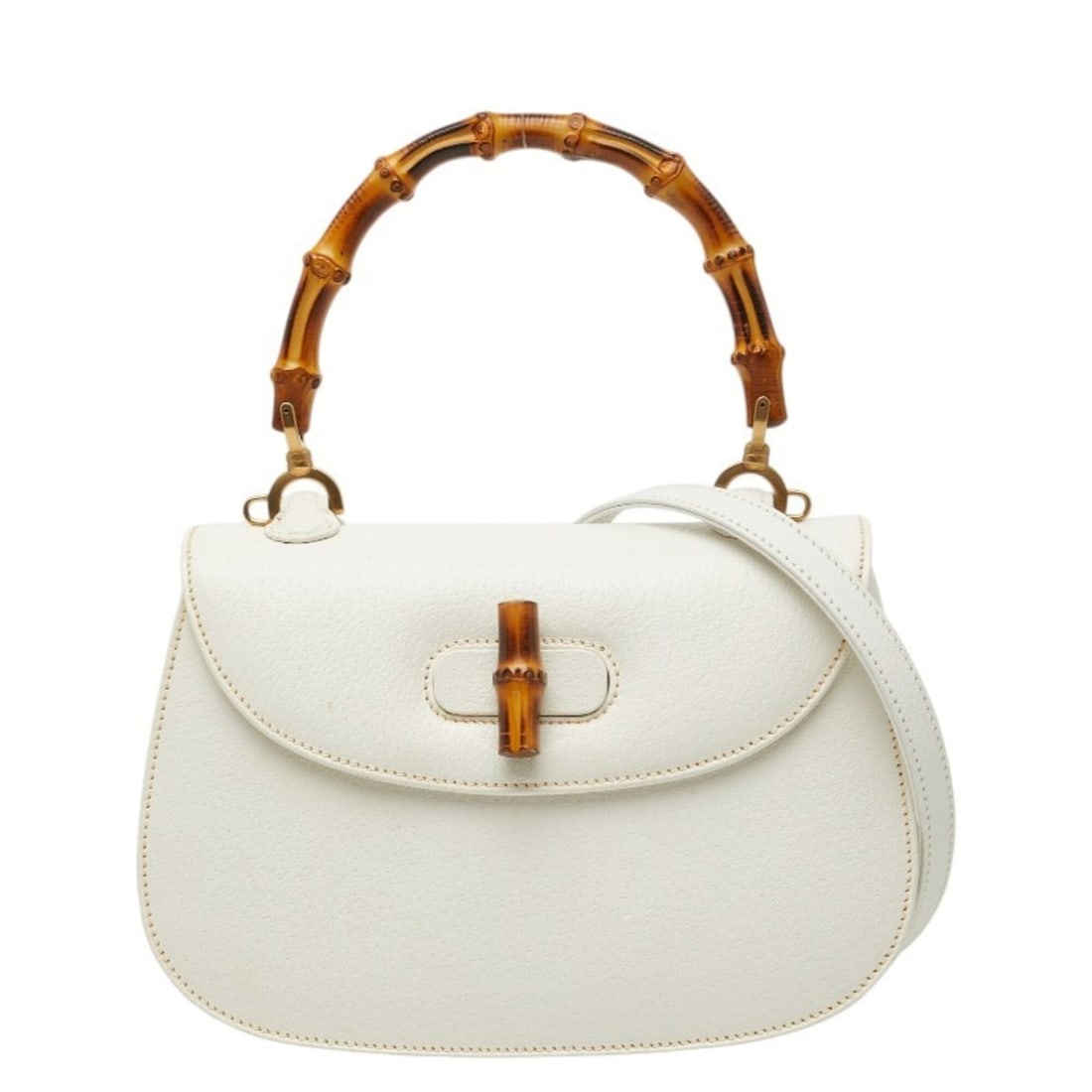 Gucci Bamboo Handbag Shoulder Bag 2WAY 000 1014 0188 White Leather Women's GUCCI: --- Catalog ---Category: SizeSize (HxWxD): 15cm x 22cm x 6.5cm / 5.9'' x 8.66'' x 2.55''Category: DesignType: Handbag, Shoulder bagColor: WhiteGender: WomenMaterial: Leather Category: GeneralMPN: 000 