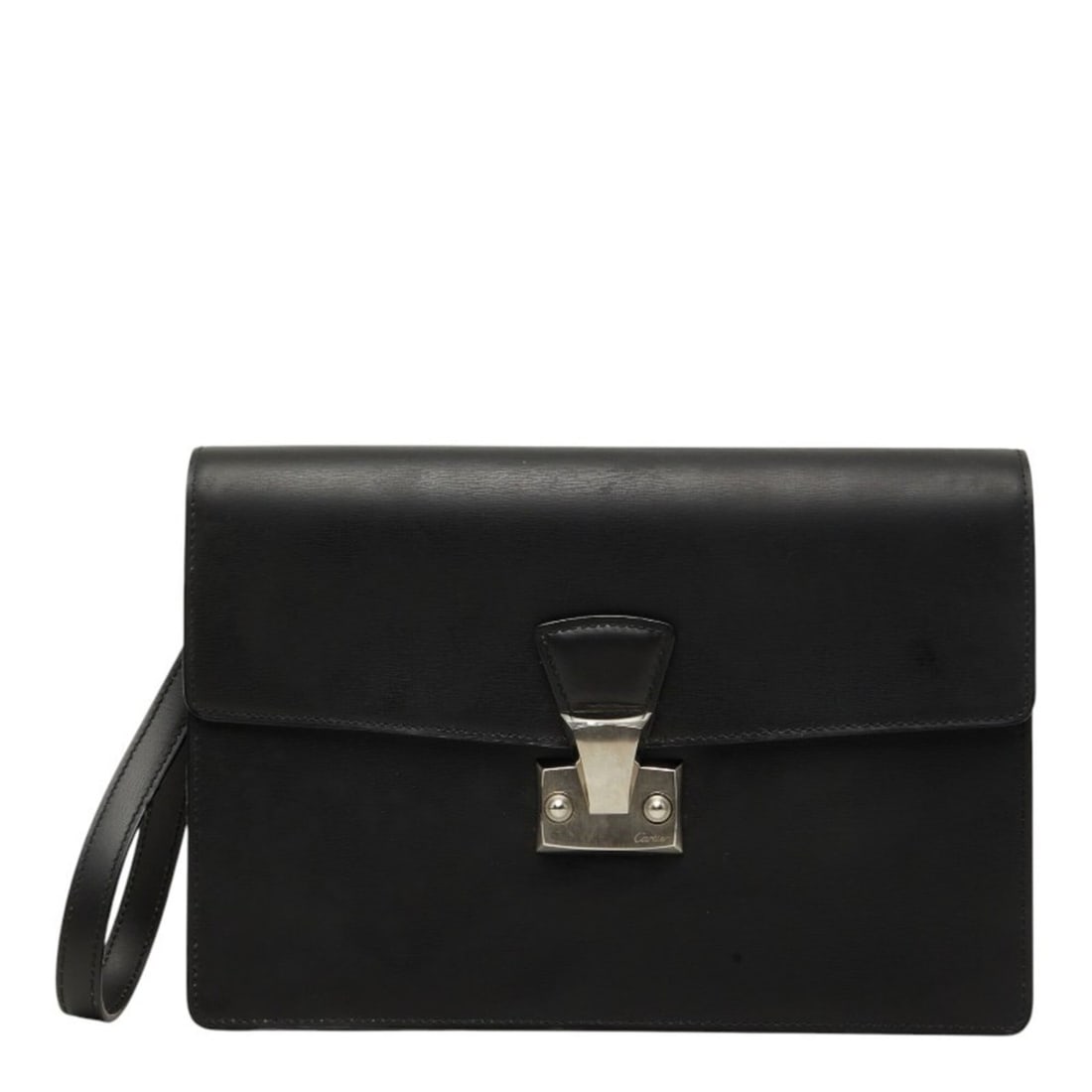 Cartier Pasha Line Clutch Bag, Second Black Leather, Women's, CARTIER: --- Catalog ---Category: SizeSize (HxWxD): 16cm x 28cm x 8cm / 6.29'' x 11.02'' x 3.14''Category: DesignType: Clutch bagColor: BlackGender: WomenMaterial: Leather Category: GeneralBrand: Cartier--- It