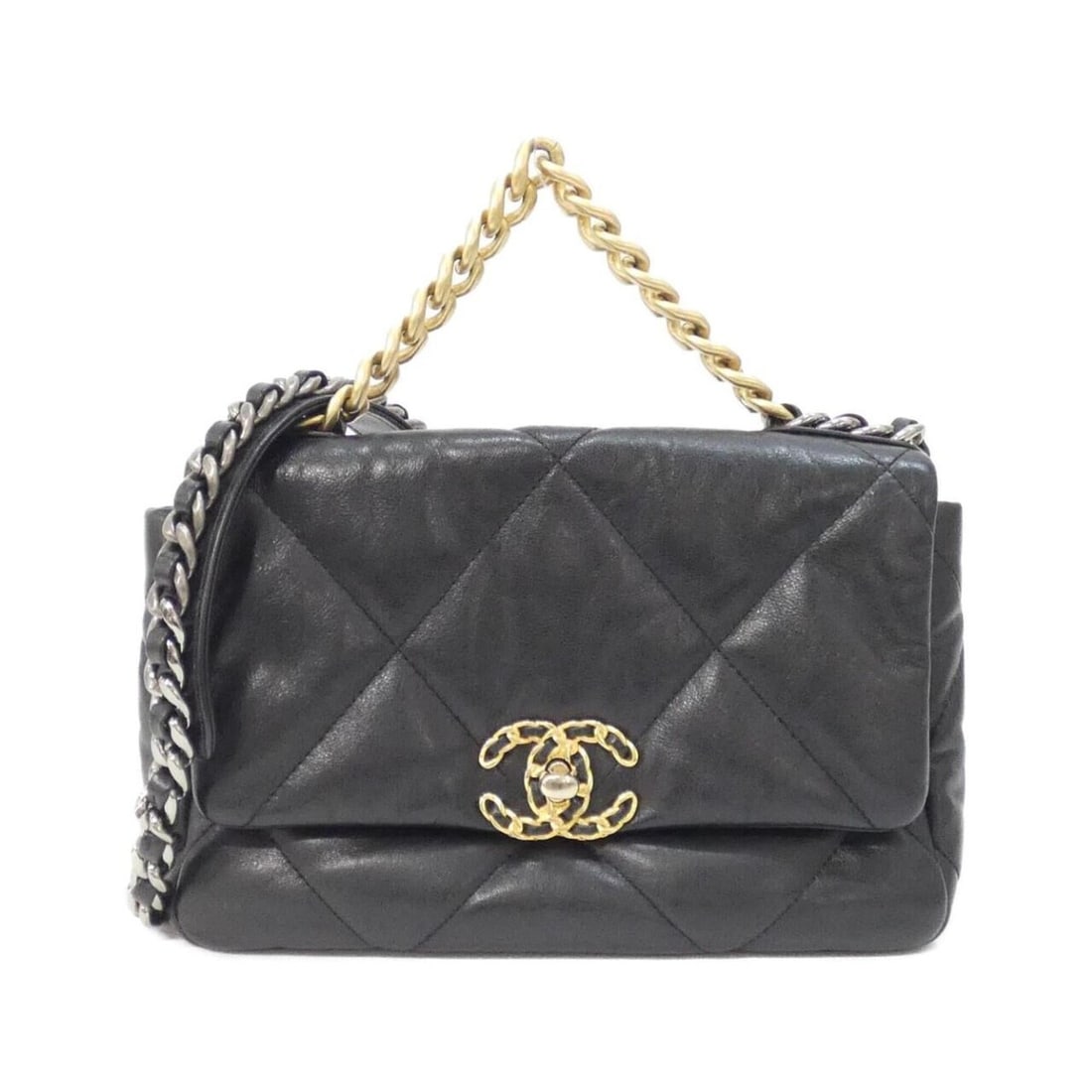 Chanel 19 line AS1160 shoulder bag: --- Catalog ---Category: SizeWeight: 780g / 1.71lb.Size (HxWxD): 17cm x 26cm x 8cm / 6.69'' x 10.23'' x 3.14''Strap Length: 111cm / 43.7''Handle Length: 25cm / 9.84''Category: DesignType: Shoulder bag