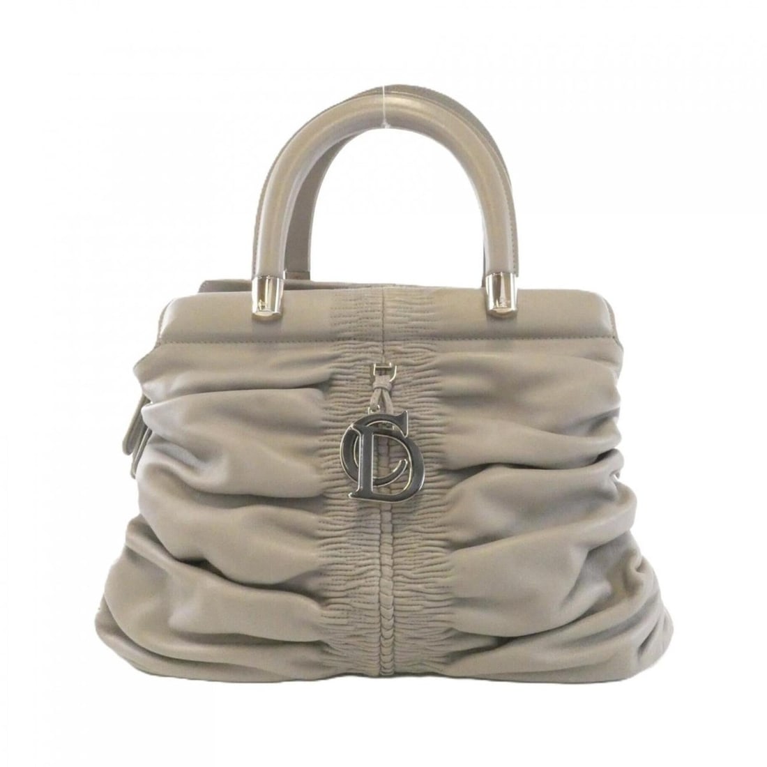 Christian Dior handbag: --- Catalog ---Category: SizeWeight: 1kg / 2.2lb.Size (HxWxD): 24cm x 37cm x 14cm / 9.44'' x 14.56'' x 5.51''Handle Length: 32cm / 12.59''Category: DesignType: HandbagColor: GrayGender: WomenMaterial: