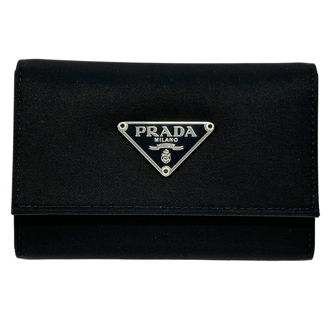 Prada PRADA Key Case for Women and Men, Nylon, Black, 6 Hooks, Triangle Logo: --- Catalog ---Category: SizeSize (HxWxD): 6cm x 9.5cm x 2cm / 2.36'' x 3.74'' x 0.78''Category: DesignType: KeyringColor: BlackGender: Men,WomenMaterial: NylonCategory: GeneralBrand: PradaCountry of 
