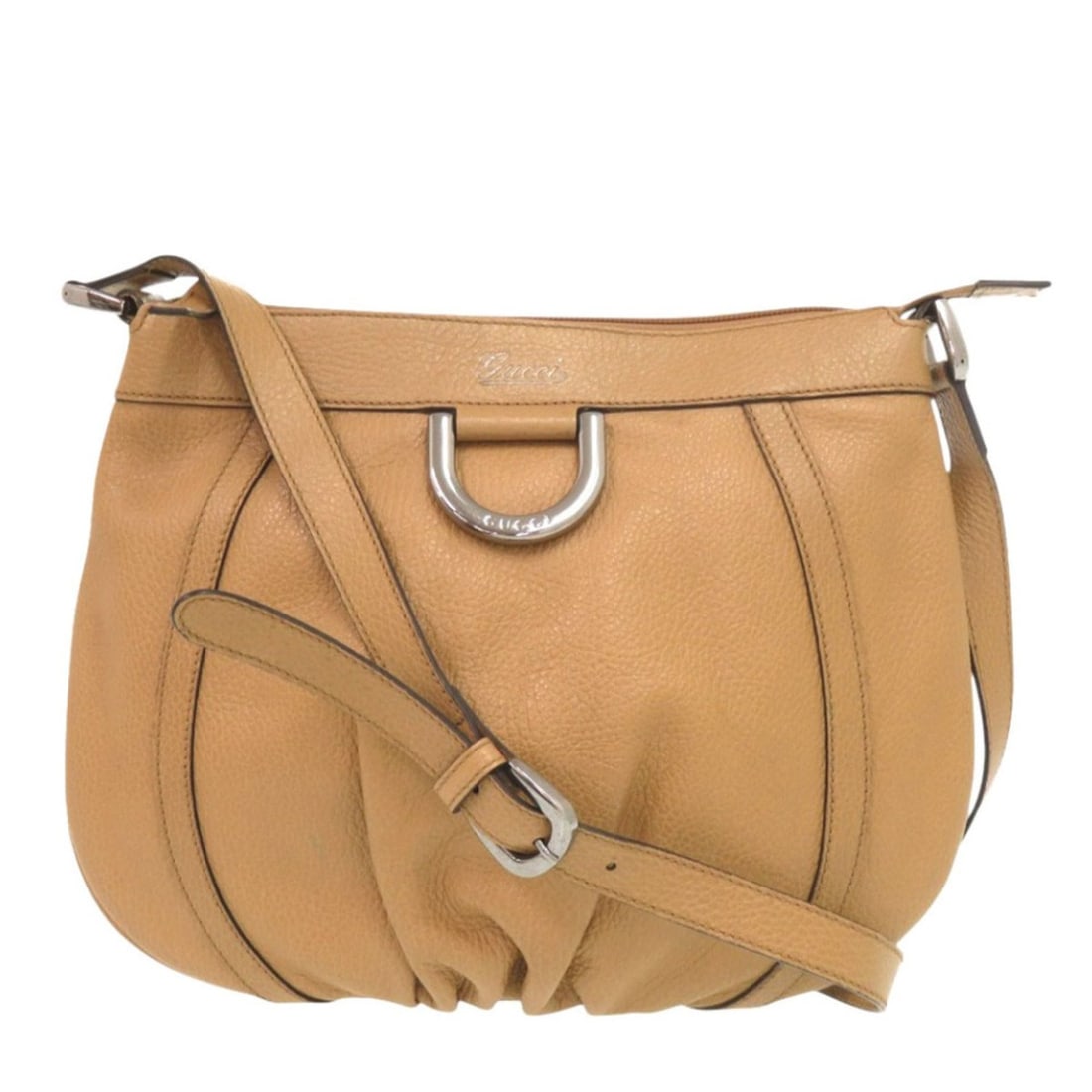 Gucci Abbey 265691 Leather Camel Shoulder Bag Brown 1643GUCCI: --- Catalog ---Category: SizeSize (HxWxD): 25cm x 32.5cm x 3cm / 9.84'' x 12.79'' x 1.18''Category: DesignType: Shoulder bagColor: Brown, CamelGender: WomenMaterial: Leather Category: GeneralMPN: 2656