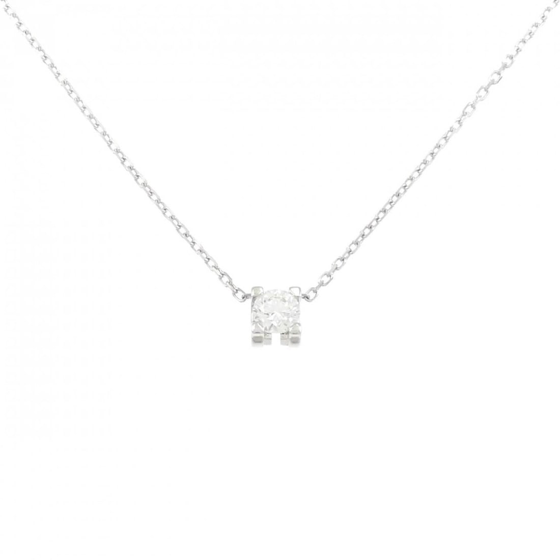 Cartier C-motif Ariane necklace: --- Catalog ---Category: SizeWidth: 0.9mm / 0.04''Weight: 2.7g / 0.09oz.Pendant Size: 5.1mm x 4.2mm / 0.2'' x 0.16''Neck Circumference: 42 cm - 46 cm / 16.53'' - 18.11''Category: DesignStone: DiamondG