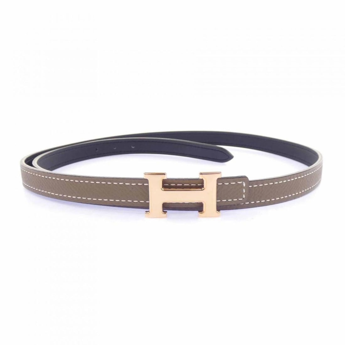 Hermes belt: --- Catalog ---Category: SizeWidth: 1cm / 0.39''Length: 73cm - 76cm / 28.74'' - 29.92''Category: DesignType: Standard beltColor: Black, BrownGender: WomenReversible: YesCategory: GeneralBrand: Hermes-