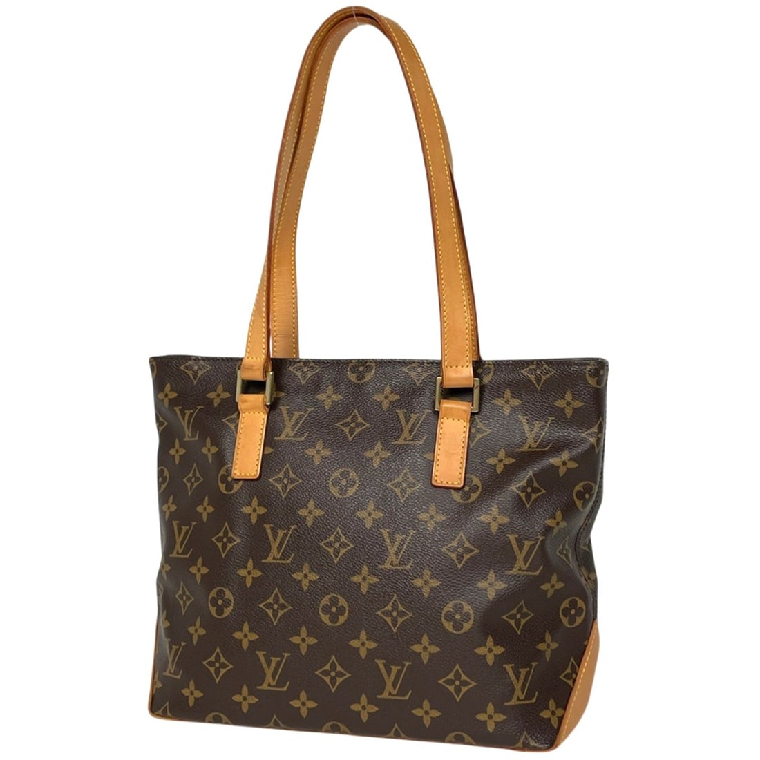 Louis Vuitton Cabas Piano Tote Bag, Monogram Brown, M51148, Women's: --- Catalog ---Category: SizeSize (HxWxD): 25cm x 27cm x 12cm / 9.84'' x 10.62'' x 4.72''Category: DesignType: Tote bagColor: BrownGender: WomenMaterial: Monogram Category: GeneralMPN: M51148Brand: Lo