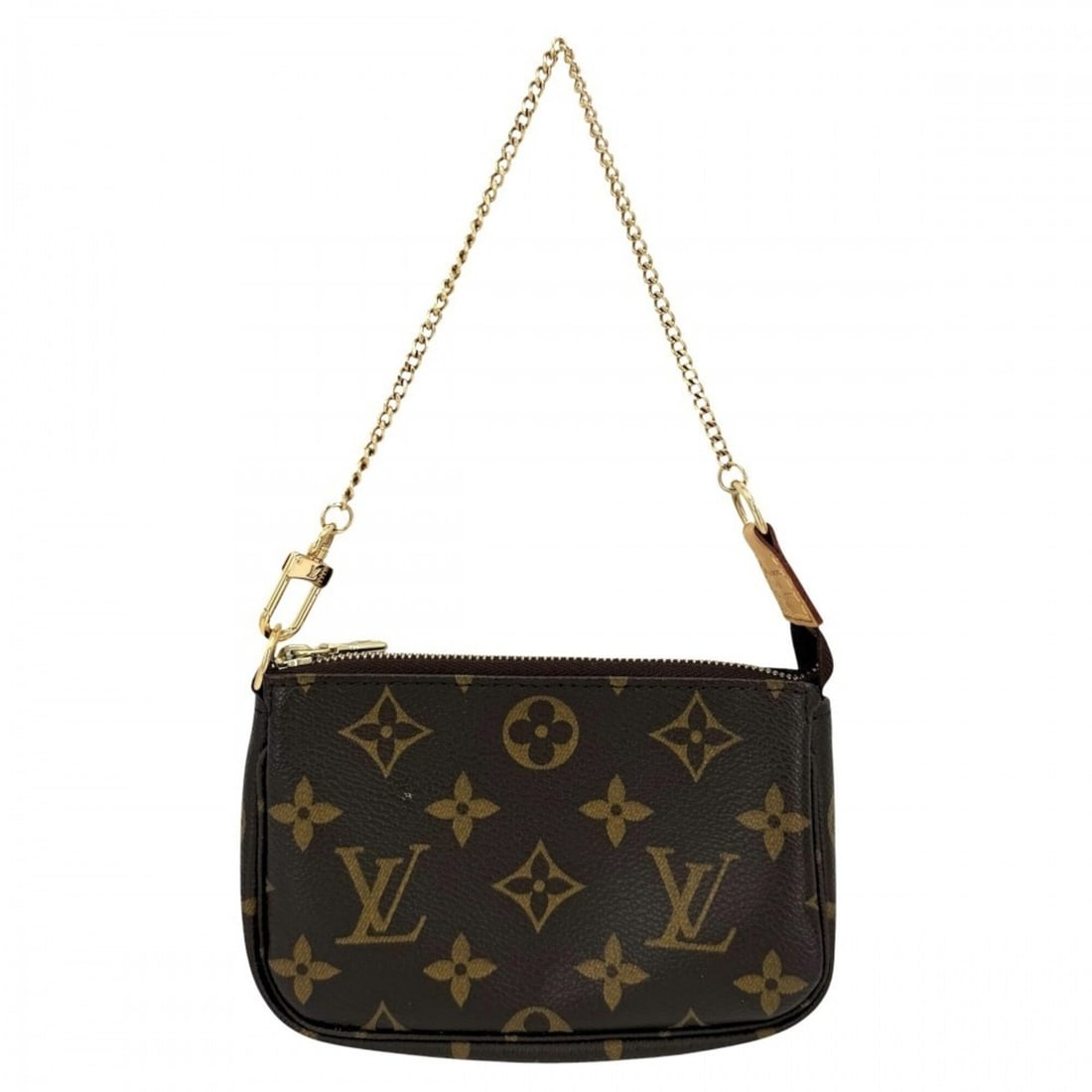 Louis Vuitton handbag for women, Mini Pochette Accessoires accessory pouch, M58009, Monogram canvas,: --- Catalog ---Category: SizeSize (HxWxD): 10.5cm x 15.5cm x 3cm / 4.13'' x 6.1'' x 1.18''Category: DesignType: Handbag, PouchColor: BrownGender: WomenMaterial: Monogram , Canvas Category: GeneralMPN: