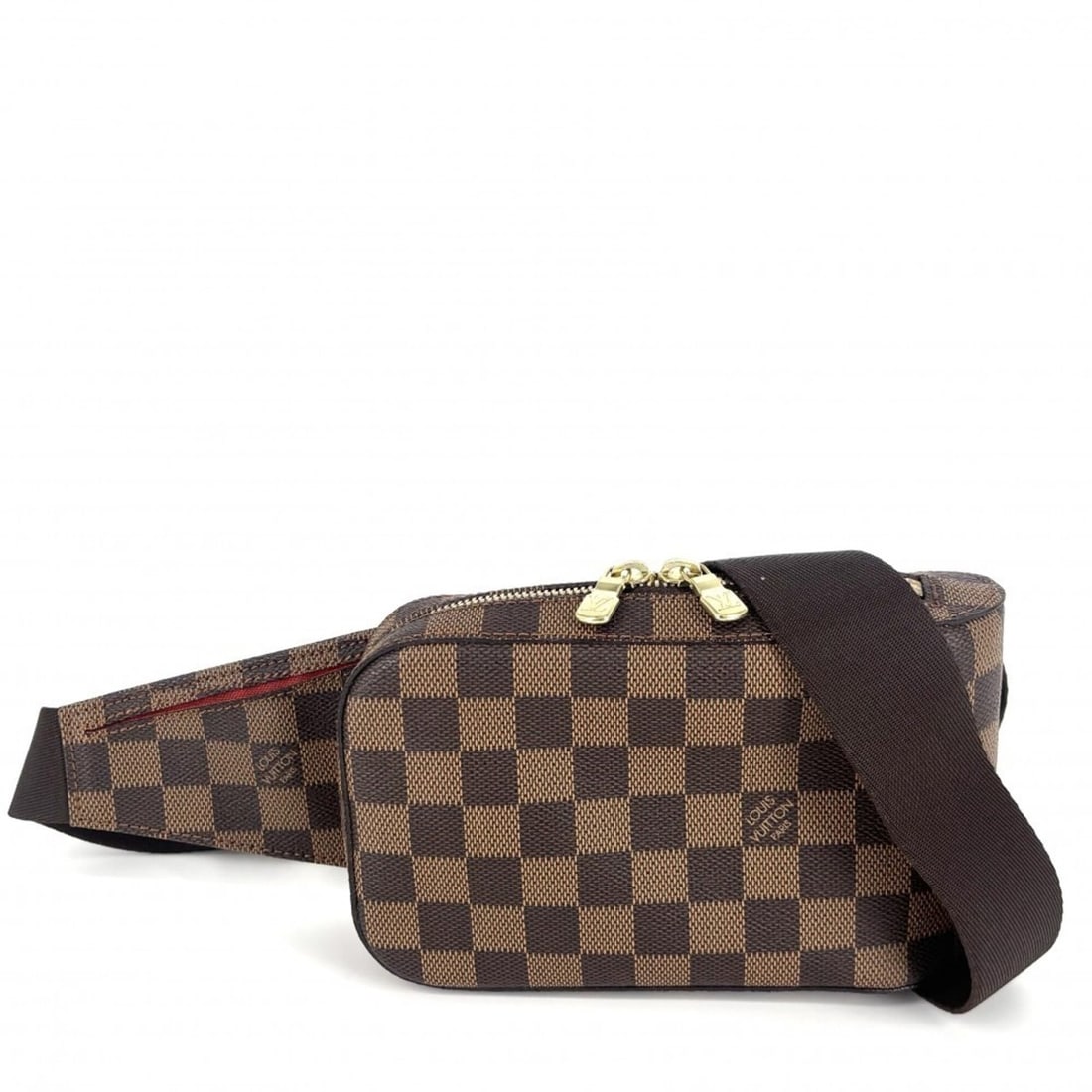 Louis Vuitton Geronimos Men's Body Bag, Waist Pouch, Crossbody N51994, Damier Canvas, Brown, Gold: --- Catalog ---Category: SizeSize (HxWxD): 11.5cm x 19cm x 5cm / 4.52'' x 7.48'' x 1.96''Category: DesignType: Pouch, Sling bagColor: BrownGender: Men,WomenMaterial: Damier Canvas Category: GeneralMPN