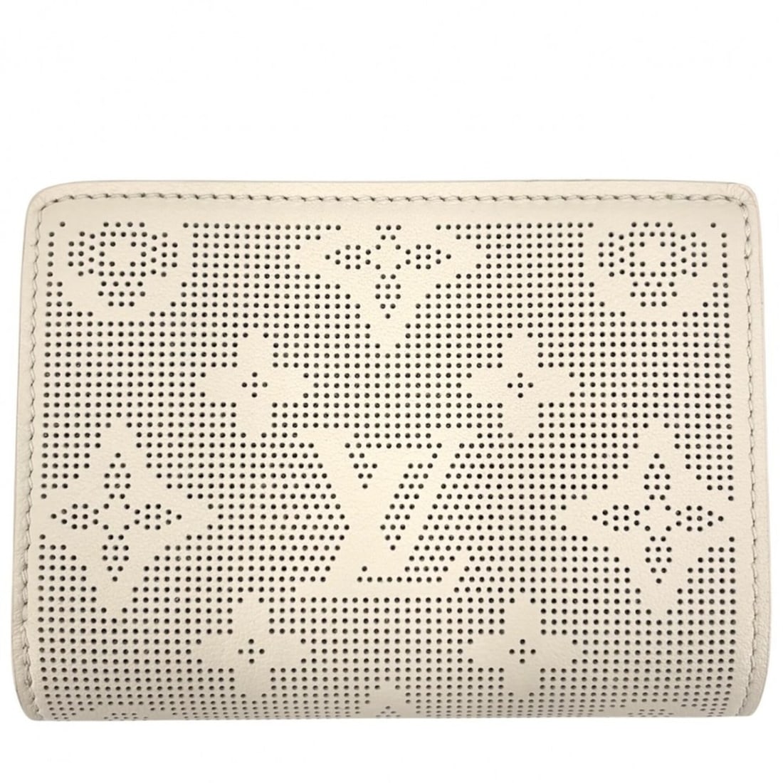 Louis Vuitton Tri-fold Wallet for Women, Monogram Mahina, Portefeuille Claire Compact Mini Wallet,: --- Catalog ---Category: SizeSize (HxWxD): 8cm x 11cm x 3cm / 3.14'' x 4.33'' x 1.18''Category: DesignType: Wallet (tri-fold)Color: BeigeGender: WomenMaterial: Monogram , Mahina leather Category: Gene