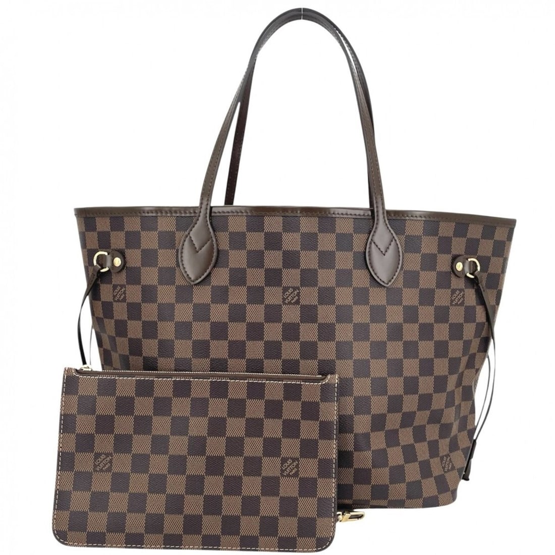 Louis Vuitton Neverfull MM Tote Bag for Women, Handbag/Shoulder Bag, LOUIS VUITTON N40599, Damier: --- Catalog ---Category: SizeSize (HxWxD): 28cm x 45cm x 15cm / 11.02'' x 17.71'' x 5.9''Category: DesignType: Handbag, Tote bagColor: BrownGender: WomenMaterial: Damier Canvas Category: GeneralBrand: