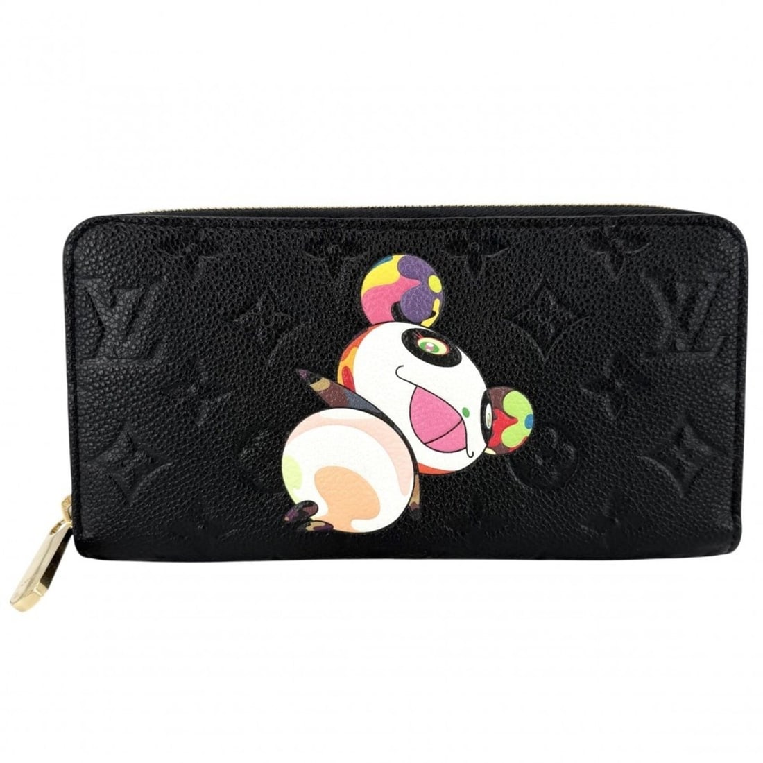 Louis Vuitton Women's Long Wallet LV x TM Zippy Takashi Murakami Monogram Empreinte Panda Round: --- Catalog ---Category: SizeSize (HxWxD): 10cm x 19.5cm x 2cm / 3.93'' x 7.67'' x 0.78''Category: DesignType: Long wallet (bi-fold)Color: Black, Multi-colorGender: WomenMaterial: Monogram Empreinte C