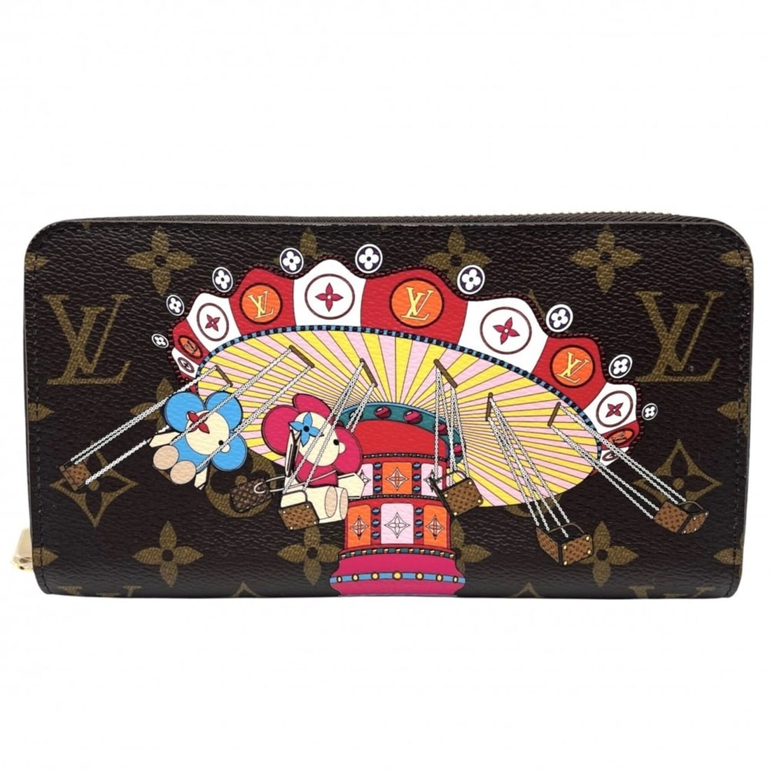 Louis Vuitton Women's Vivienne Zippy Wallet Long Holiday LV Round Zipper LOUIS VUITTON M69753: --- Catalog ---Category: SizeSize (HxWxD): 10.5cm x 19.5cm x 2.5cm / 4.13'' x 7.67'' x 0.98''Category: DesignType: Long wallet (bi-fold)Color: Brown, MonogramGender: WomenMaterial: Monogram Inner Pock