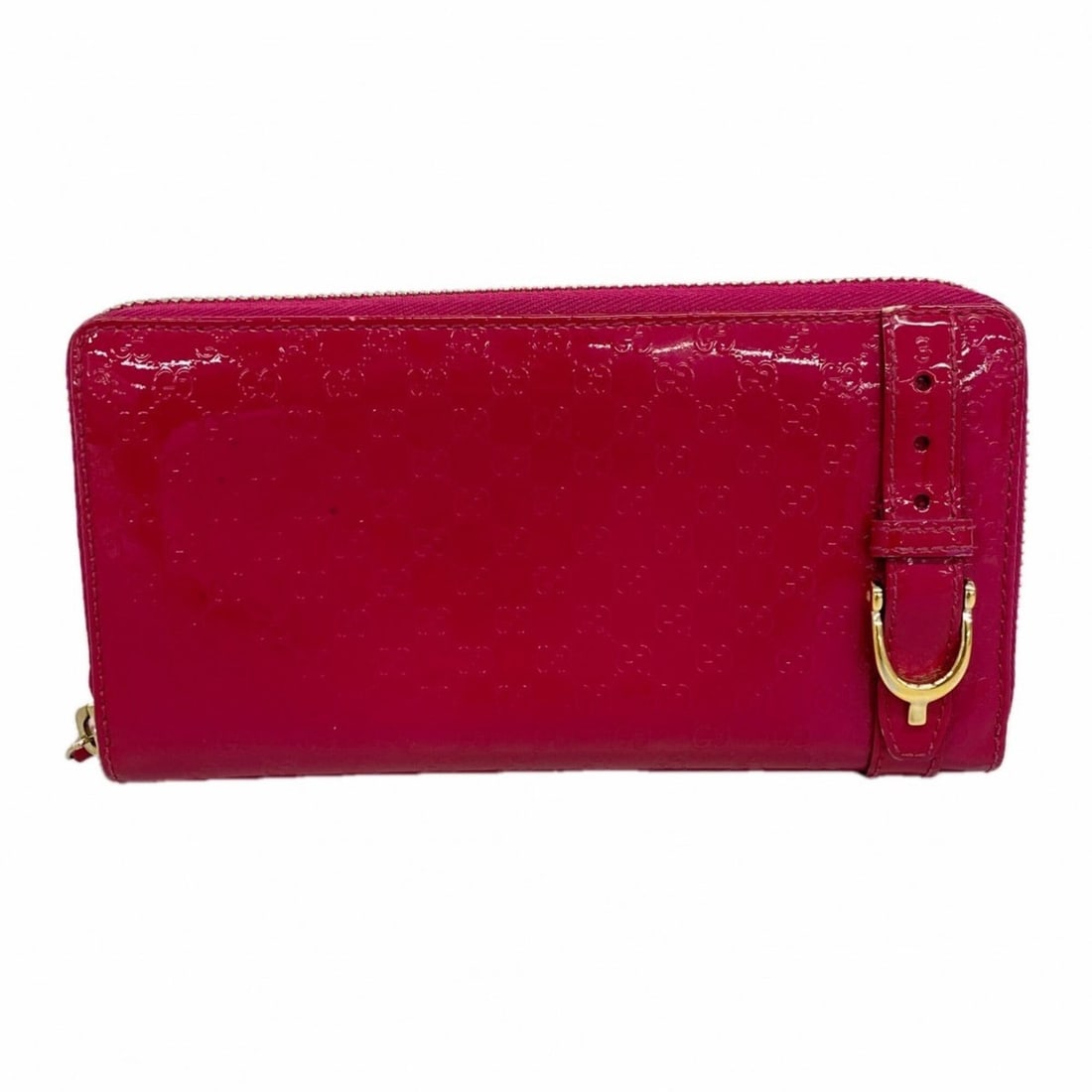 Gucci long wallet, Micro GG pattern, 309758, enamel, pink, women's.: --- Catalog ---Category: SizeSize (HxWxD): 9.5cm x 18.5cm x 2.5cm / 3.74'' x 7.28'' x 0.98''Category: DesignType: Long wallet (bi-fold)Color: PinkGender: WomenCategory: GeneralMPN: 309758Brand: Gucci-