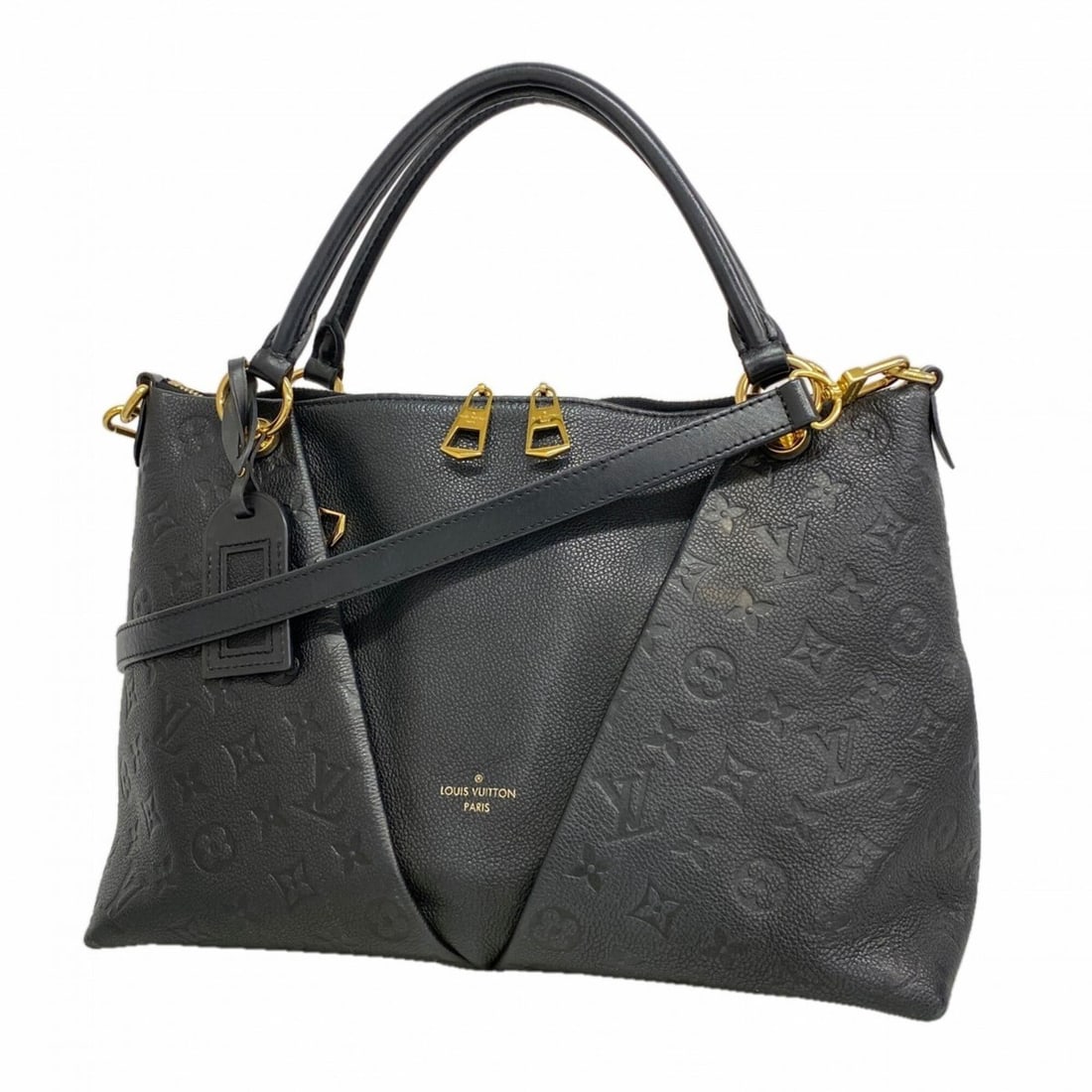 Louis Vuitton Monogram Empreinte V Tote MM Shoulder Bag M44421 Noir (Black) 2-way bag for women: --- Catalog ---Category: SizeSize (HxWxD): 24cm x 34.5cm x 13cm / 9.44'' x 13.58'' x 5.11''Category: DesignType: Shoulder bagColor: NoirGender: WomenCategory: GeneralMPN: M44421Brand: Louis Vuitton---
