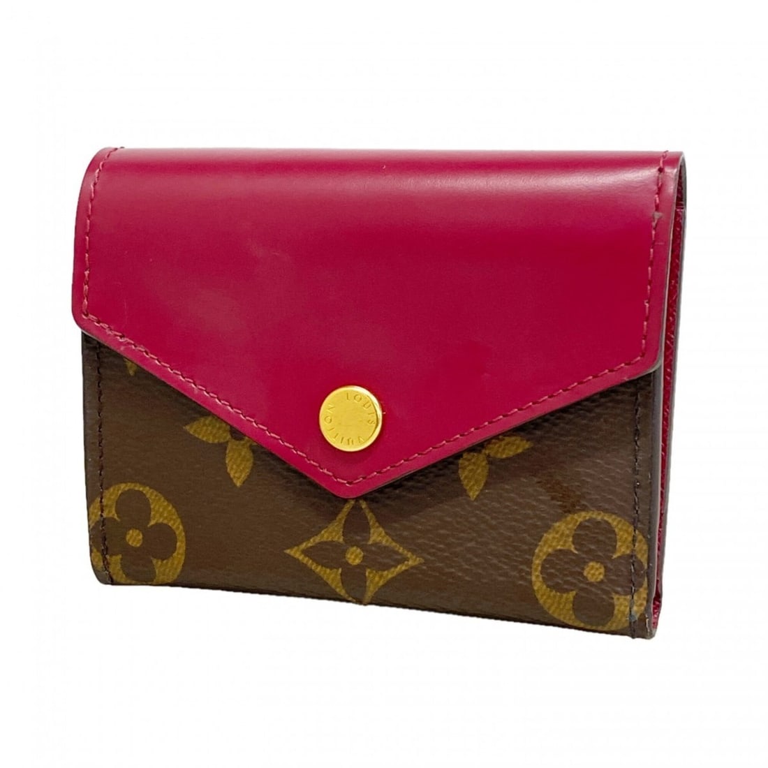 Louis Vuitton Tri-fold Wallet Monogram Portefeuille Zoe M62932 Brown Fuchsia Women's: --- Catalog ---Category: SizeSize (HxWxD): 7.5cm x 9.5cm x 2cm / 2.95'' x 3.74'' x 0.78''Category: DesignType: Wallet (tri-fold)Color: Brown, FuchsiaGender: WomenCategory: GeneralMPN: M62932Brand: Lou
