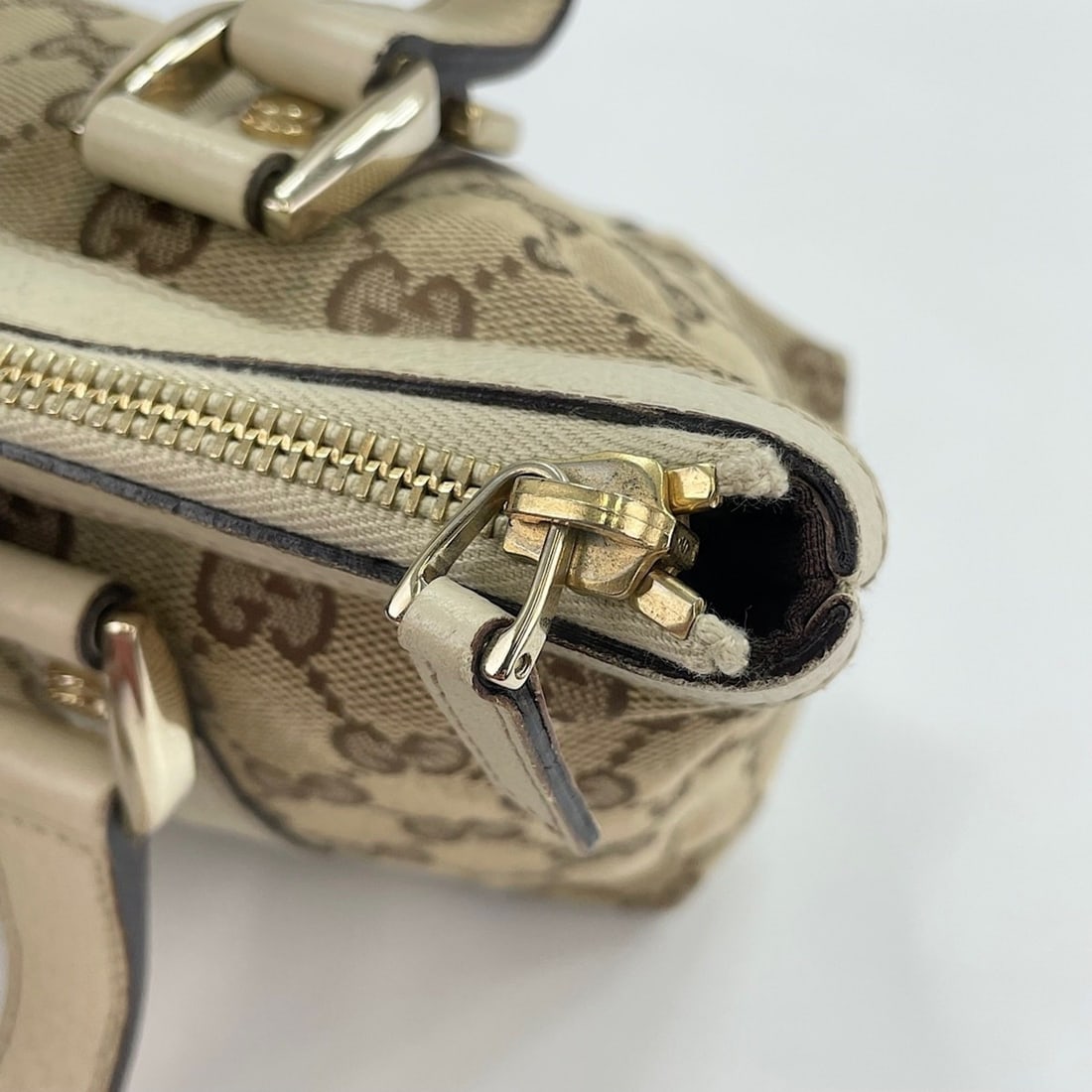 Gucci handbag, beige - 13