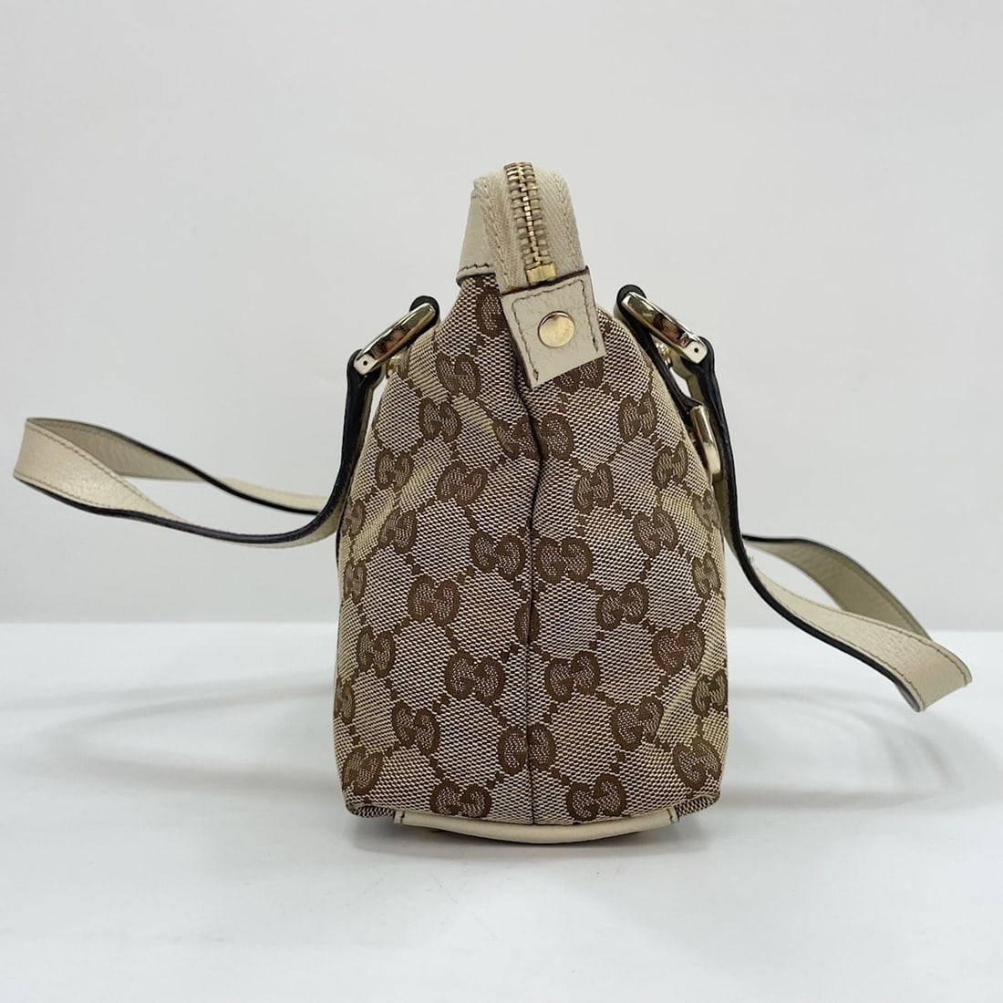 Gucci handbag, beige - 6