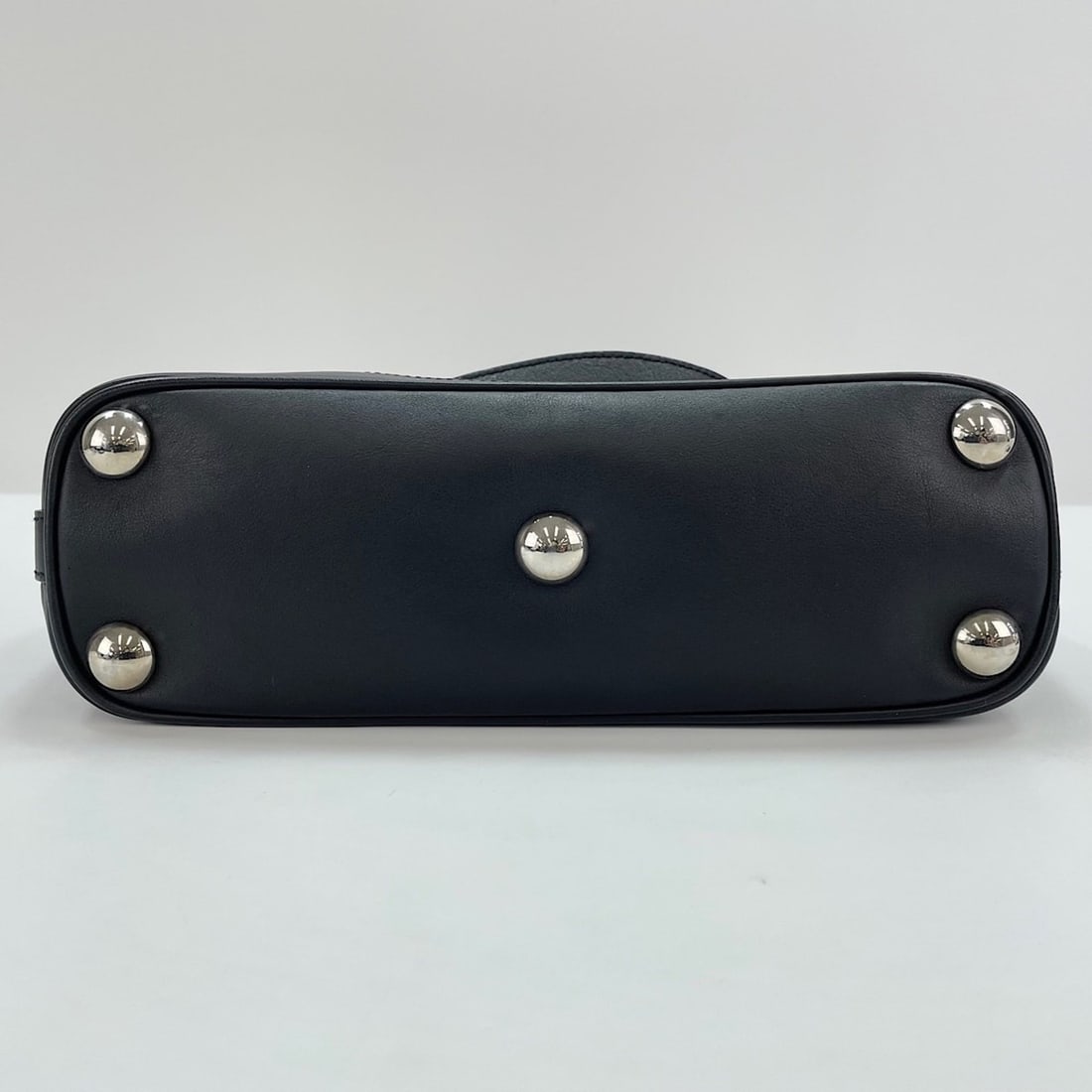 Gucci Horsebit Pattern Handbag, Black - 7