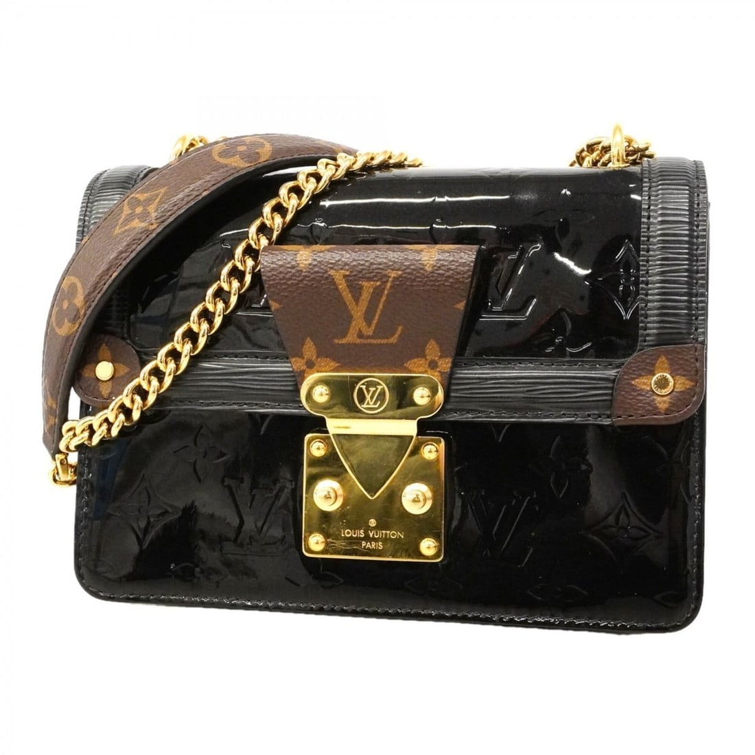 Louis Vuitton Vernis Monogram Epi Wine Wood PM Shoulder Bag M90516 Noir (Women's): --- Catalog ---Category: SizeSize (HxWxD): 14cm x 20.5cm x 9cm / 5.51'' x 8.07'' x 3.54''Category: DesignType: Shoulder bagColor: NoirGender: WomenCategory: GeneralMPN: M90516Brand: Louis Vuitton--- I