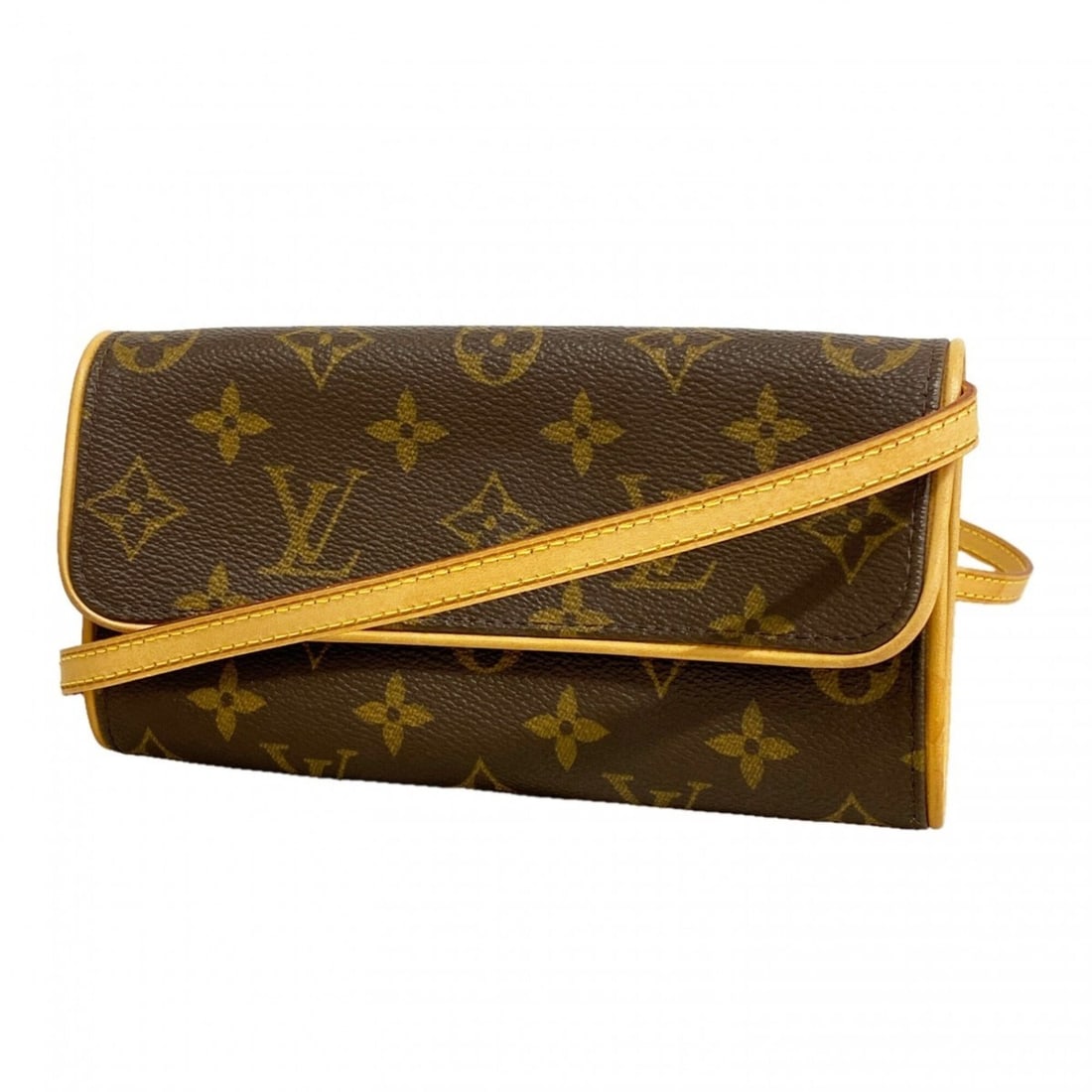 Louis Vuitton Monogram Pochette Twin PM Shoulder Bag M51854 Brown Women's: --- Catalog ---Category: SizeSize (HxWxD): 9.5cm x 19cm x 3cm / 3.74'' x 7.48'' x 1.18''Category: DesignType: Shoulder bagColor: BrownGender: WomenCategory: GeneralMPN: M51854Brand: Louis Vuitton--- I