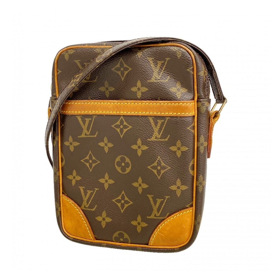 Louis Vuitton Monogram Danube Shoulder Bag M45266 Brown Women's: --- Catalog ---Category: SizeSize (HxWxD): 21cm x 15cm x 4.5cm / 8.26'' x 5.9'' x 1.77''Category: DesignType: Shoulder bagColor: BrownGender: WomenCategory: GeneralMPN: M45266Brand: Louis Vuitton--- I