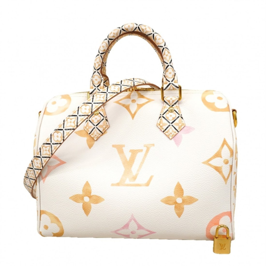 Louis Vuitton LV by the Pool Speedy Bandoulière 25 Handbag M22987 White Beige 2-way bag for women (1 of 10)