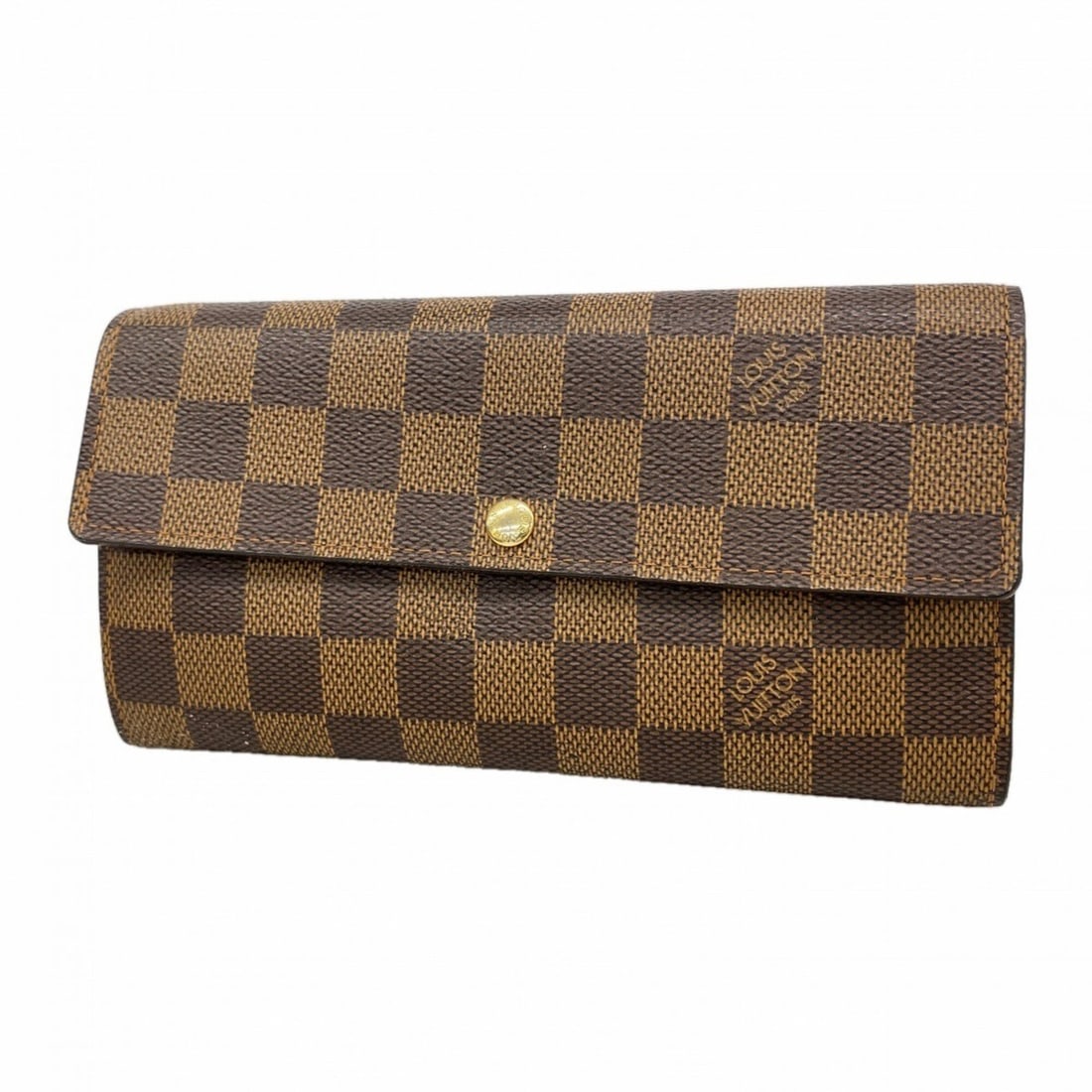 Louis Vuitton Damier Portefeuille Sarah Long Wallet N61734 Ebene Women's: --- Catalog ---Category: SizeSize (HxWxD): 10cm x 19cm x 3cm / 3.93'' x 7.48'' x 1.18''Category: DesignType: Long wallet (bi-fold)Color: EbeneGender: WomenCategory: GeneralMPN: N61734Brand: Louis Vuit