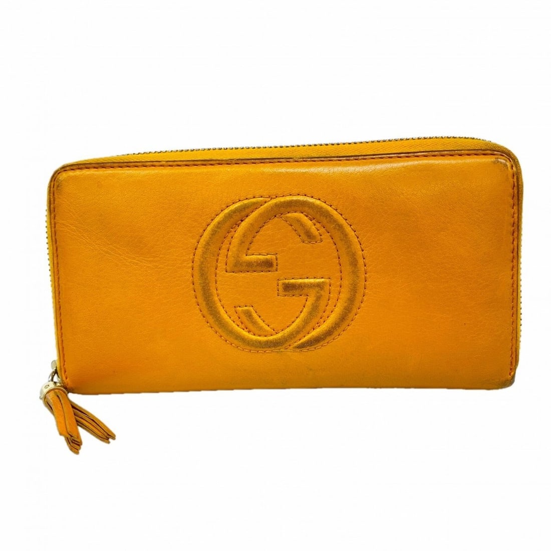 Gucci GG Marmont Long Wallet 308004 Leather Orange Women's: --- Catalog ---Category: SizeSize (HxWxD): 10cm x 18.5cm x 2.5cm / 3.93'' x 7.28'' x 0.98''Category: DesignType: Long wallet (bi-fold)Color: OrangeGender: WomenMaterial: Leather Category: GeneralMPN: 