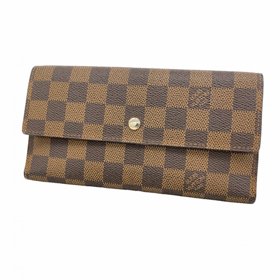 Louis Vuitton Tri-fold Long Wallet Damier Portefeuille International N61217 Ebene Ladies: --- Catalog ---Category: SizeSize (HxWxD): 10.5cm x 19cm x 2cm / 4.13'' x 7.48'' x 0.78''Category: DesignType: Long wallet (tri-fold)Color: EbeneGender: WomenCategory: GeneralMPN: N61217Brand: Louis V