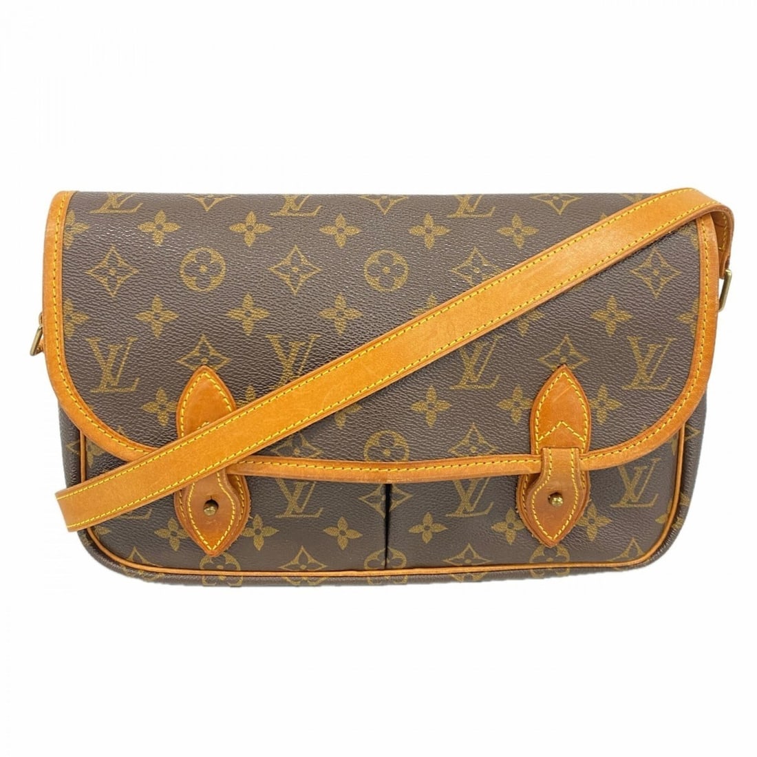 Louis Vuitton Monogram Gibeciere MM Shoulder Bag M42247 Brown Women's: --- Catalog ---Category: SizeSize (HxWxD): 20cm x 30cm x 8cm / 7.87'' x 11.81'' x 3.14''Category: DesignType: Shoulder bagColor: BrownGender: WomenCategory: GeneralMPN: M42247Brand: Louis Vuitton--- I