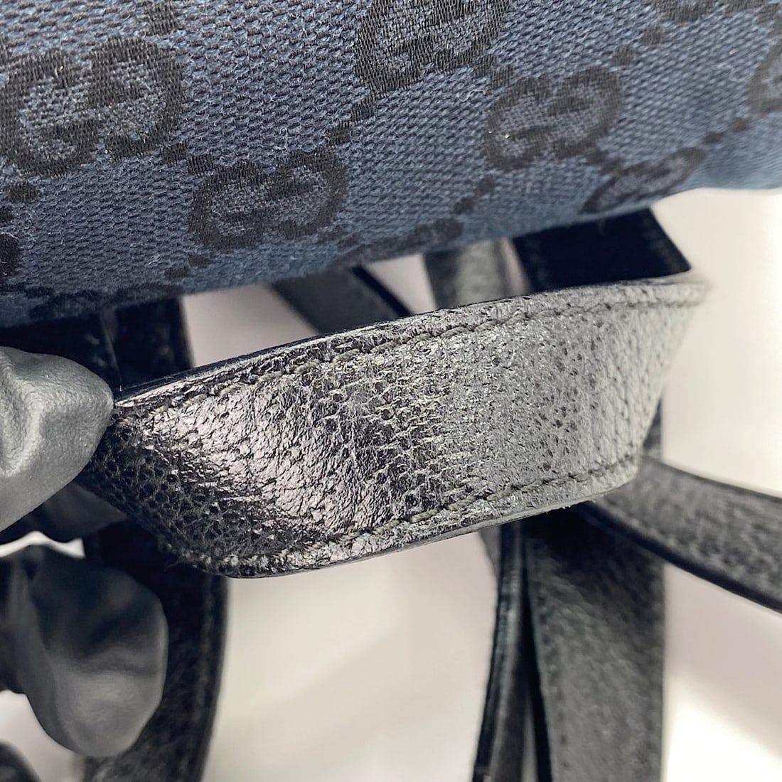Gucci backpack, navy - 10