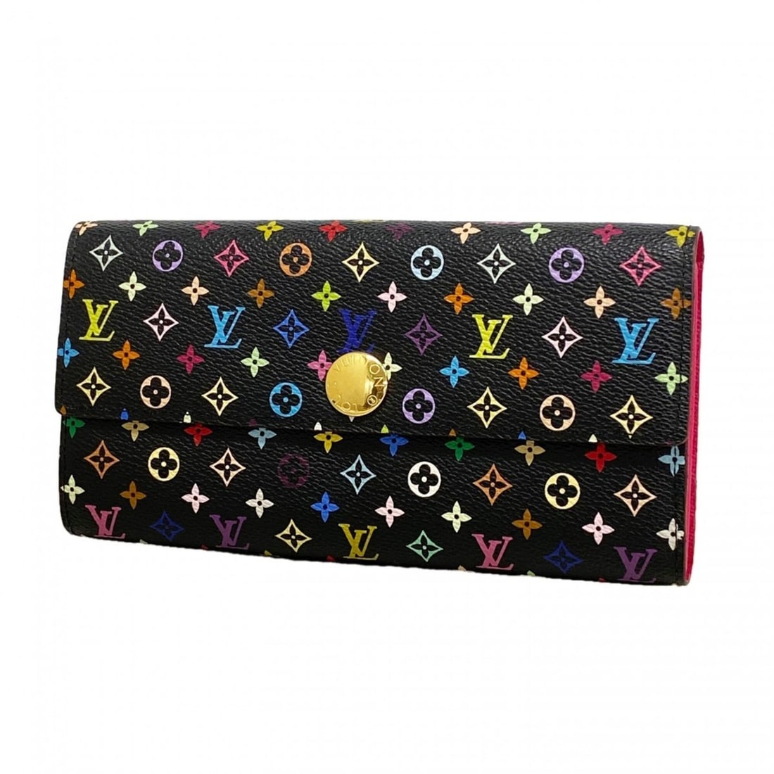 Louis Vuitton Monogram Multicolor Portefeuille Sarah Long Wallet M93747 Noir Grenade Ladies P3063446: --- Catalog ---Category: SizeSize (HxWxD): 9.5cm x 18.5cm x 2.5cm / 3.74'' x 7.28'' x 0.98''Category: DesignType: Long wallet (bi-fold)Color: Grenade, NoirGender: WomenCategory: GeneralMPN: M93747Bran
