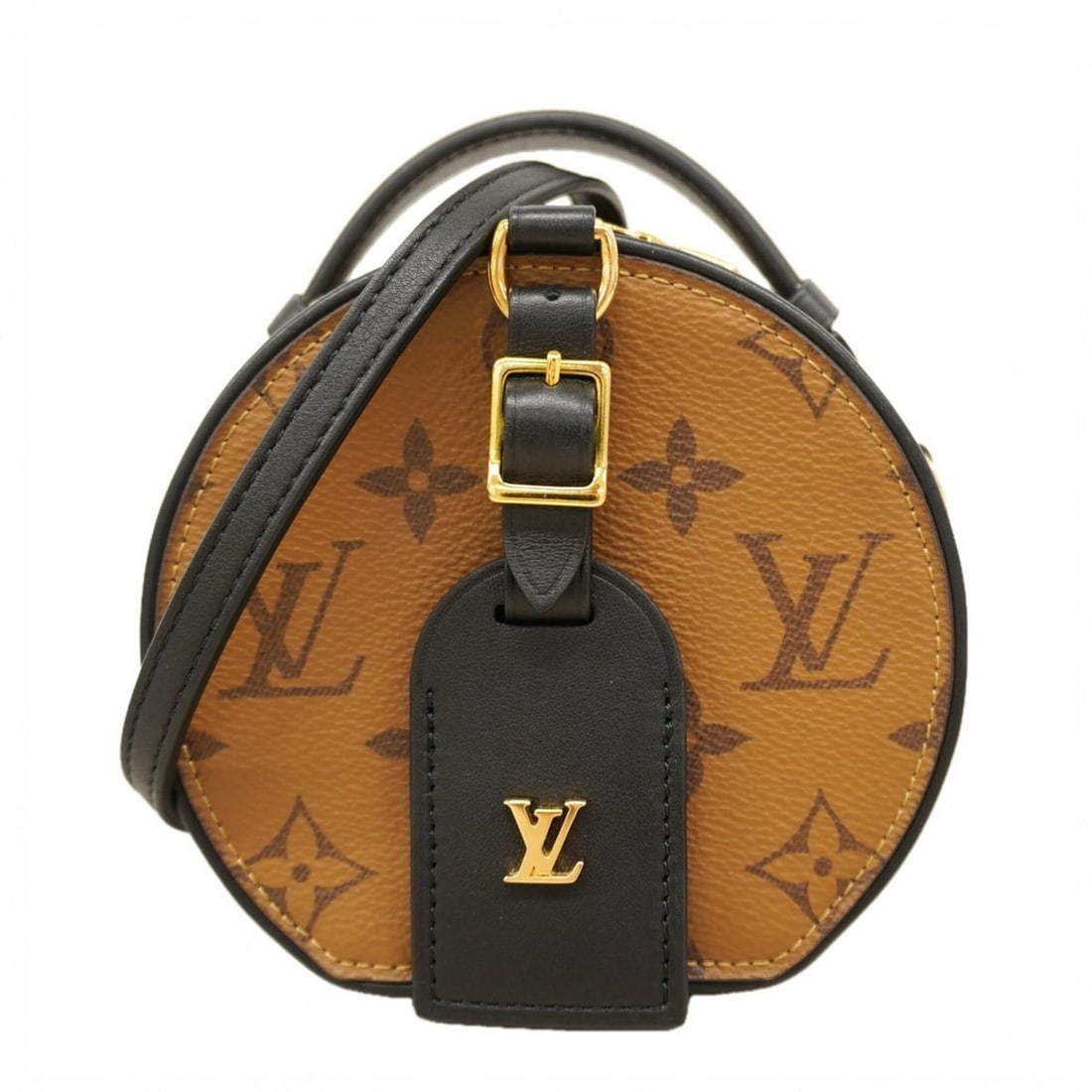 Louis Vuitton Monogram Reverse Mini Boite Chapeau Handbag M68276 Brown 2-way bag for women OP007418: --- Catalog ---Category: SizeSize (HxWxD): 12cm x 13cm x 6.5cm / 4.72'' x 5.11'' x 2.55''Category: DesignType: HandbagColor: BrownGender: WomenCategory: GeneralMPN: M68276Brand: Louis Vuitton--- Item 