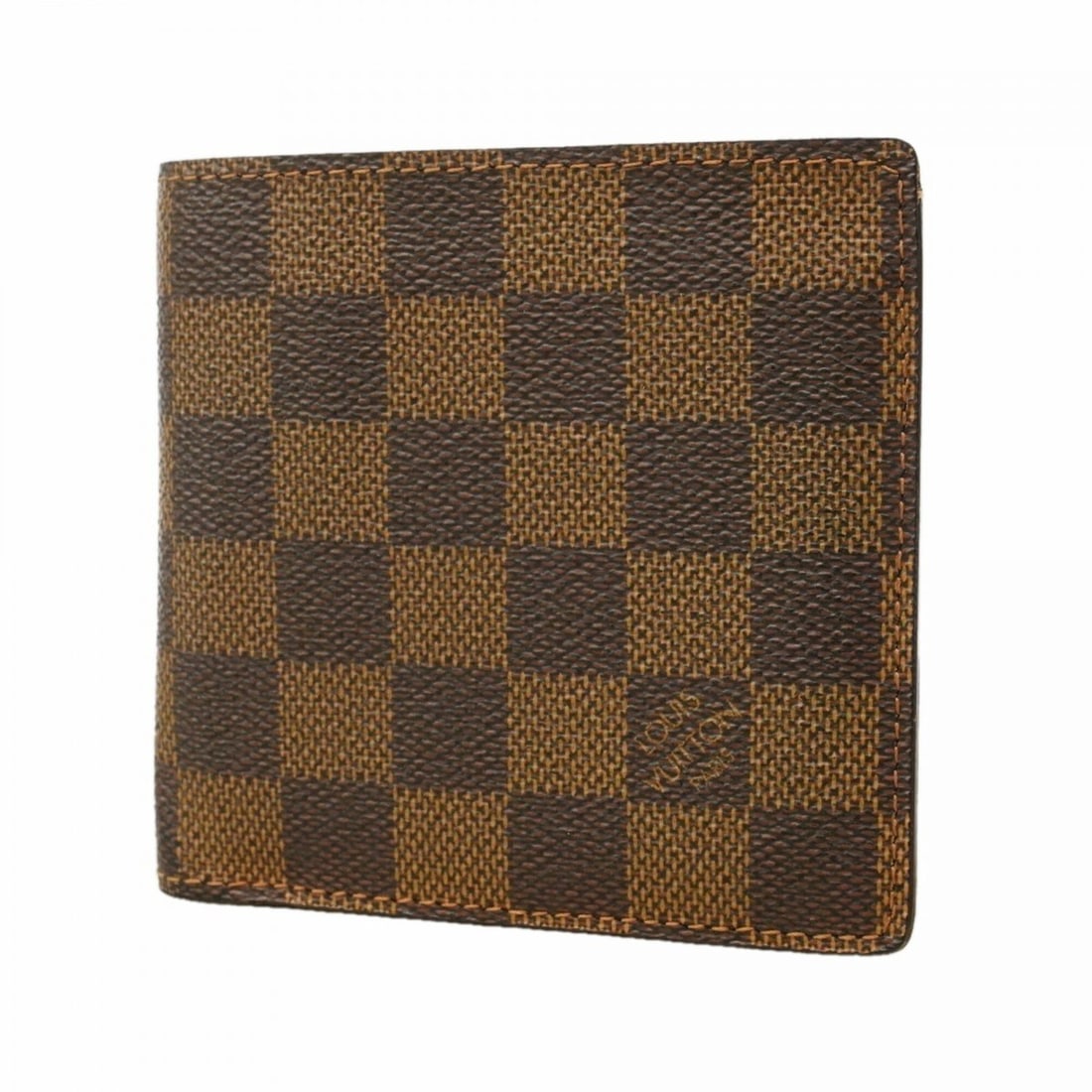 Louis Vuitton Damier Portefeuille Marco Wallet N61675 Ebene Men's P3091435 (1 of 20)