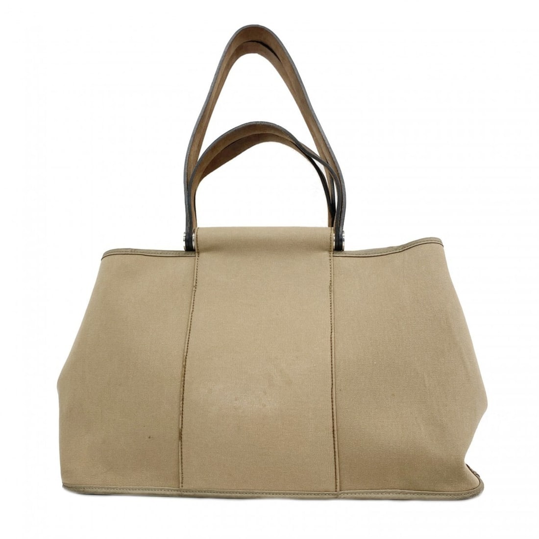Hermes Cabas Elan PM Tote Bag, Toile Officier, Etoupe, ?N stamp, Men's/Women's.: --- Catalog ---Category: SizeSize (HxWxD): 26.5cm x 40.5cm x 15.5cm / 10.43'' x 15.94'' x 6.1''Category: DesignType: Tote bagColor: Etoupe grayGender: Men,WomenMaterial: Toile officier Hardware Color:
